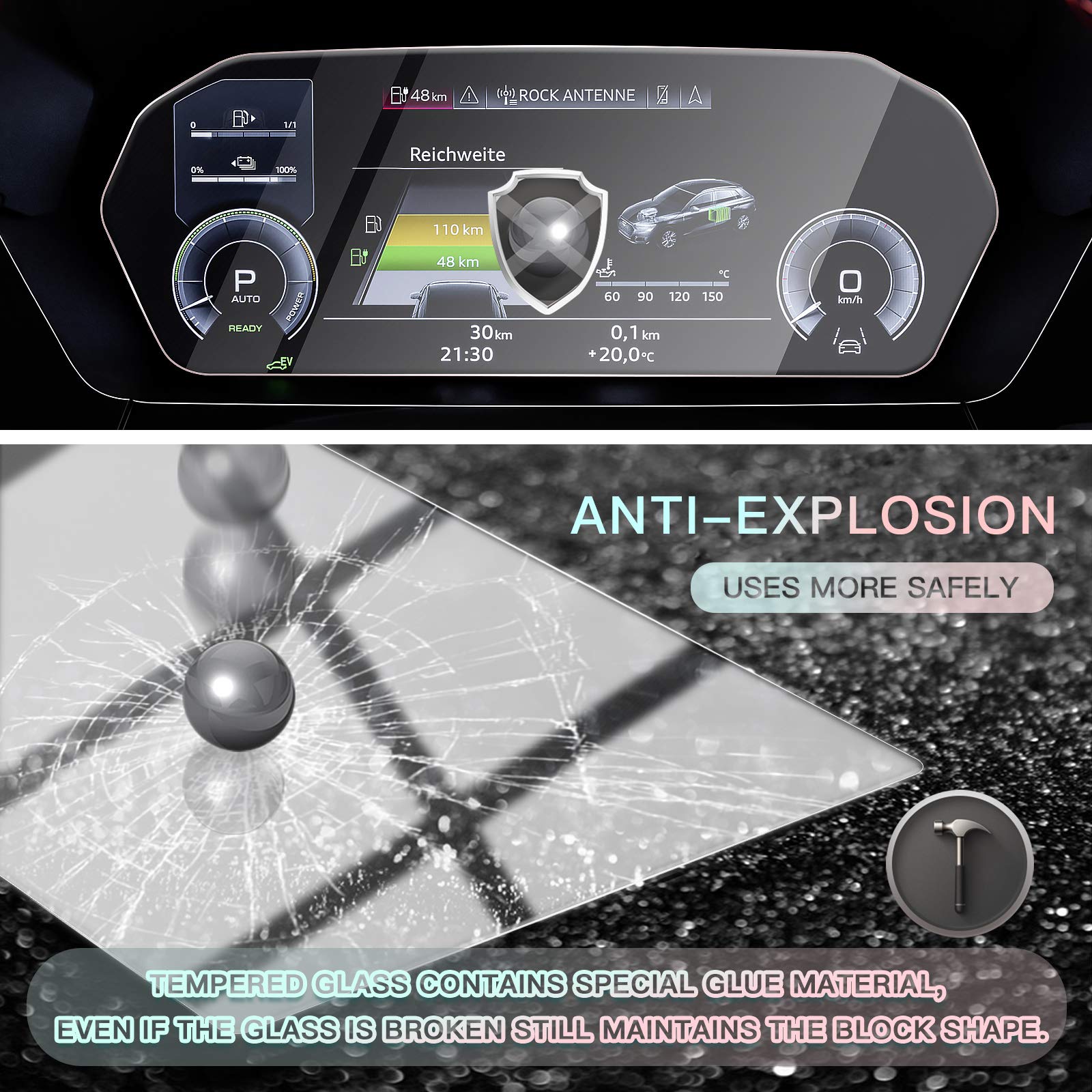 Audi A3 8Y Screen Protector 2020+ - LFOTPP Car Accessories