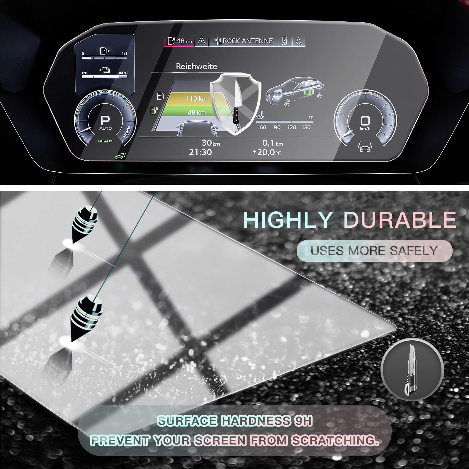 Audi A3 8Y Screen Protector 2020+ - LFOTPP Car Accessories