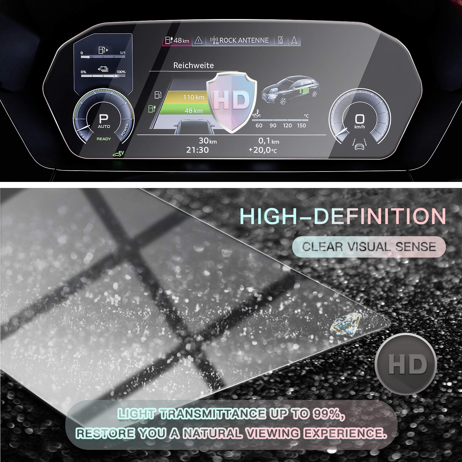 Audi A3 8Y Screen Protector 2020+ - LFOTPP Car Accessories