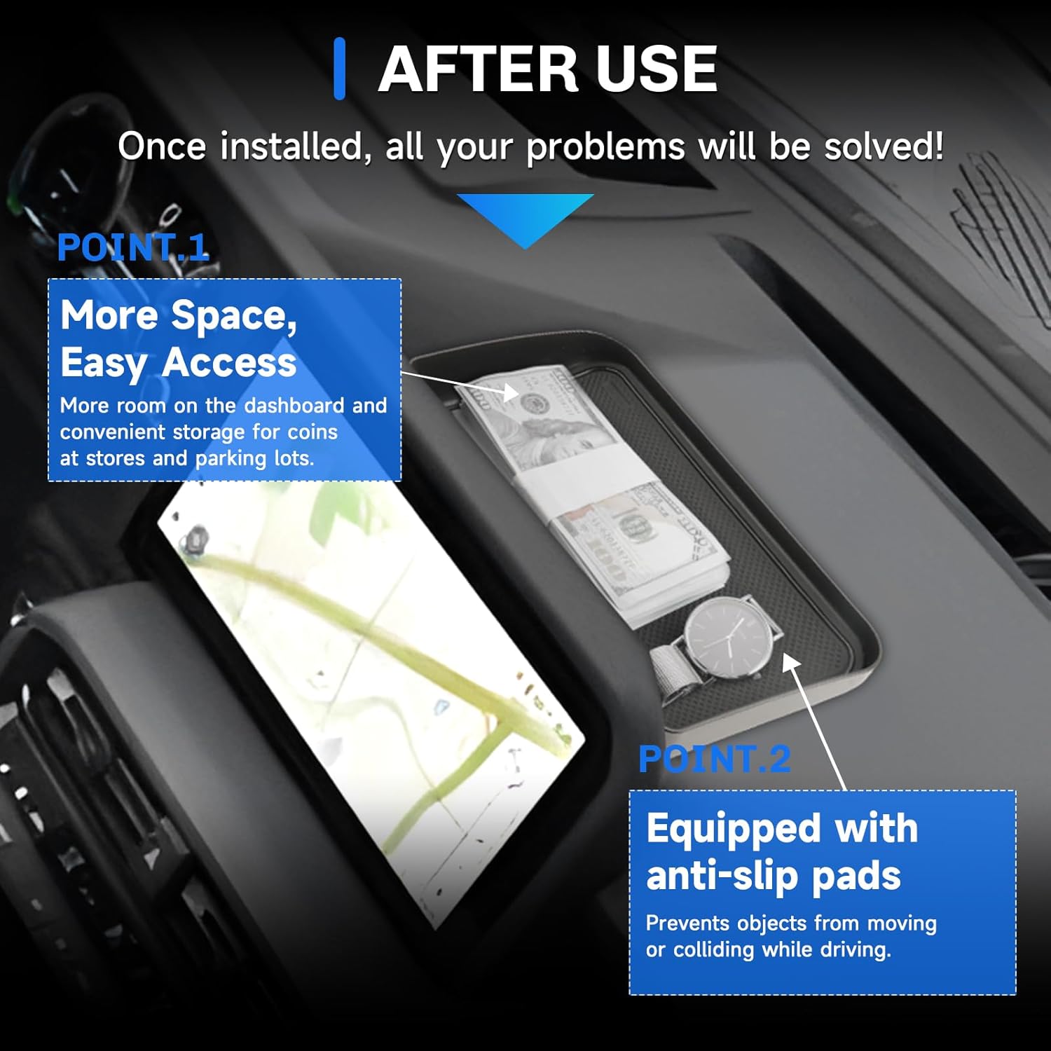 For Toyota Land Cruiser Screen Back Organizer 2024 2025 2026