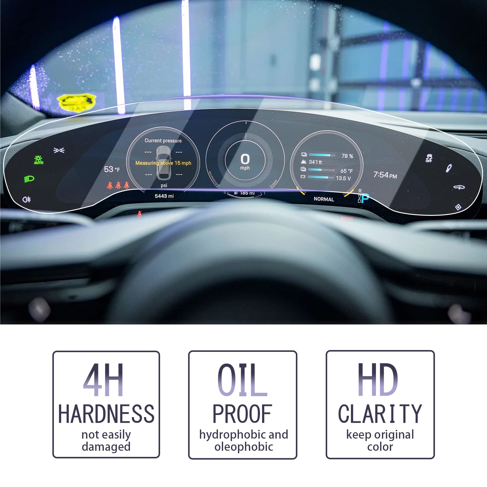 For Porsche Taycan Base 4S GTS Turbo Turbo S Nano Screen Protector 2020+