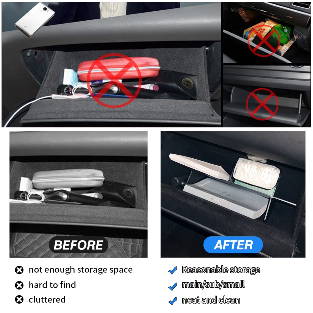 Lexus NX Glove Box Shelves 2022+ - LFOTPP Car Accessories