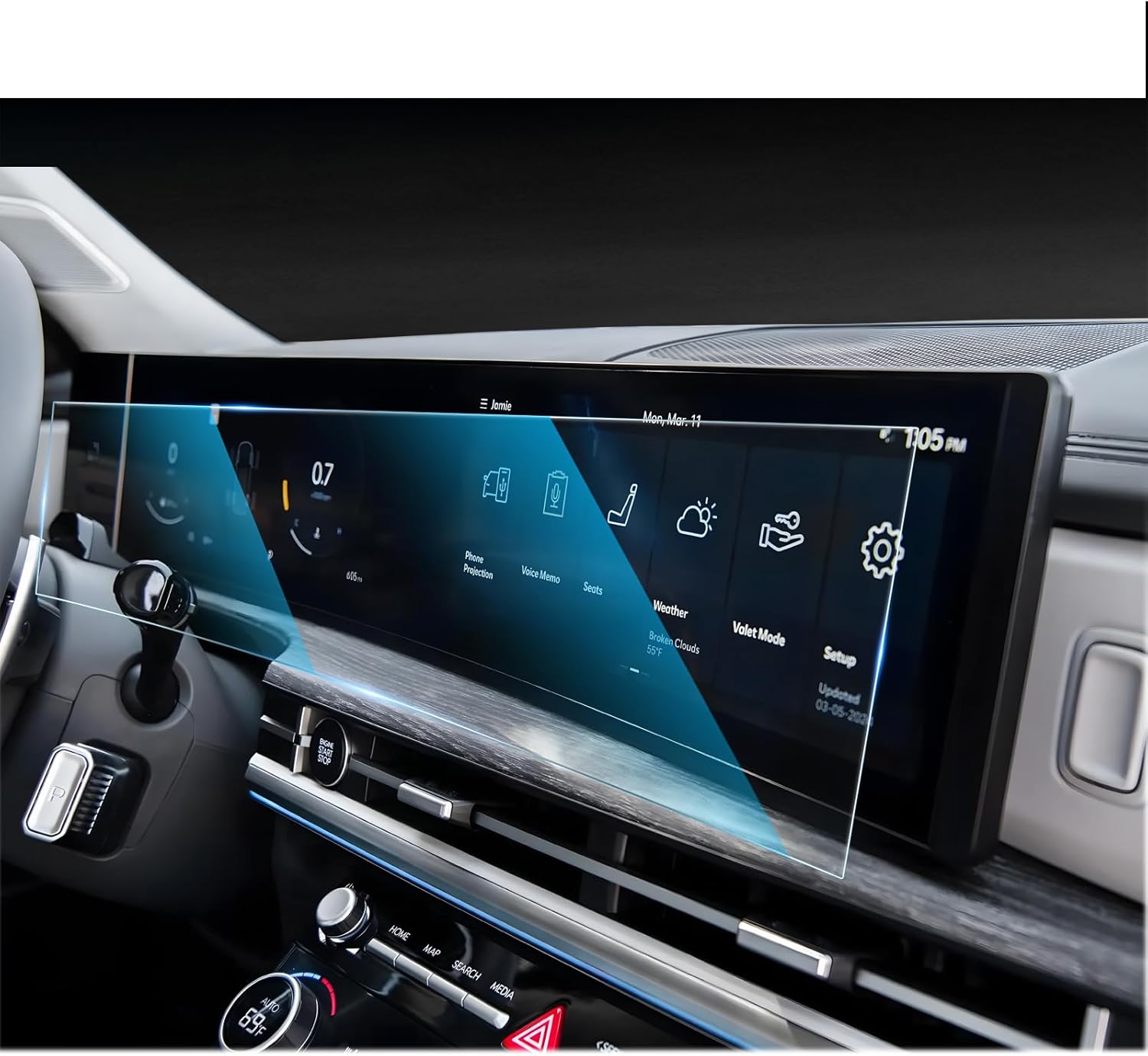 BMW X3 G01 X4 G02 Displayschutzfolie 2018–2021 2022+