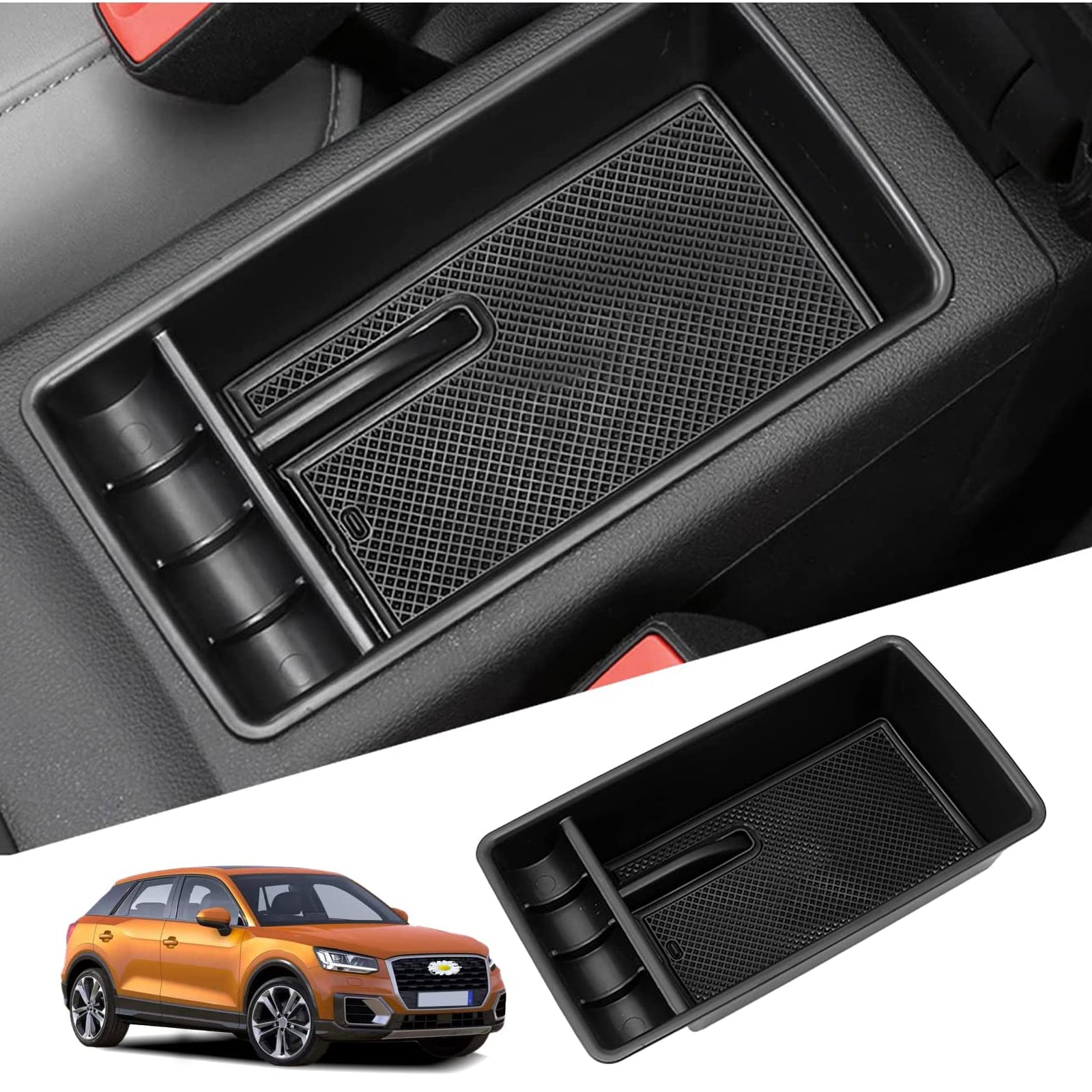 Audi Q2 Center Armrest Storage Tray 2017+ - LFOTPP Car Accessories