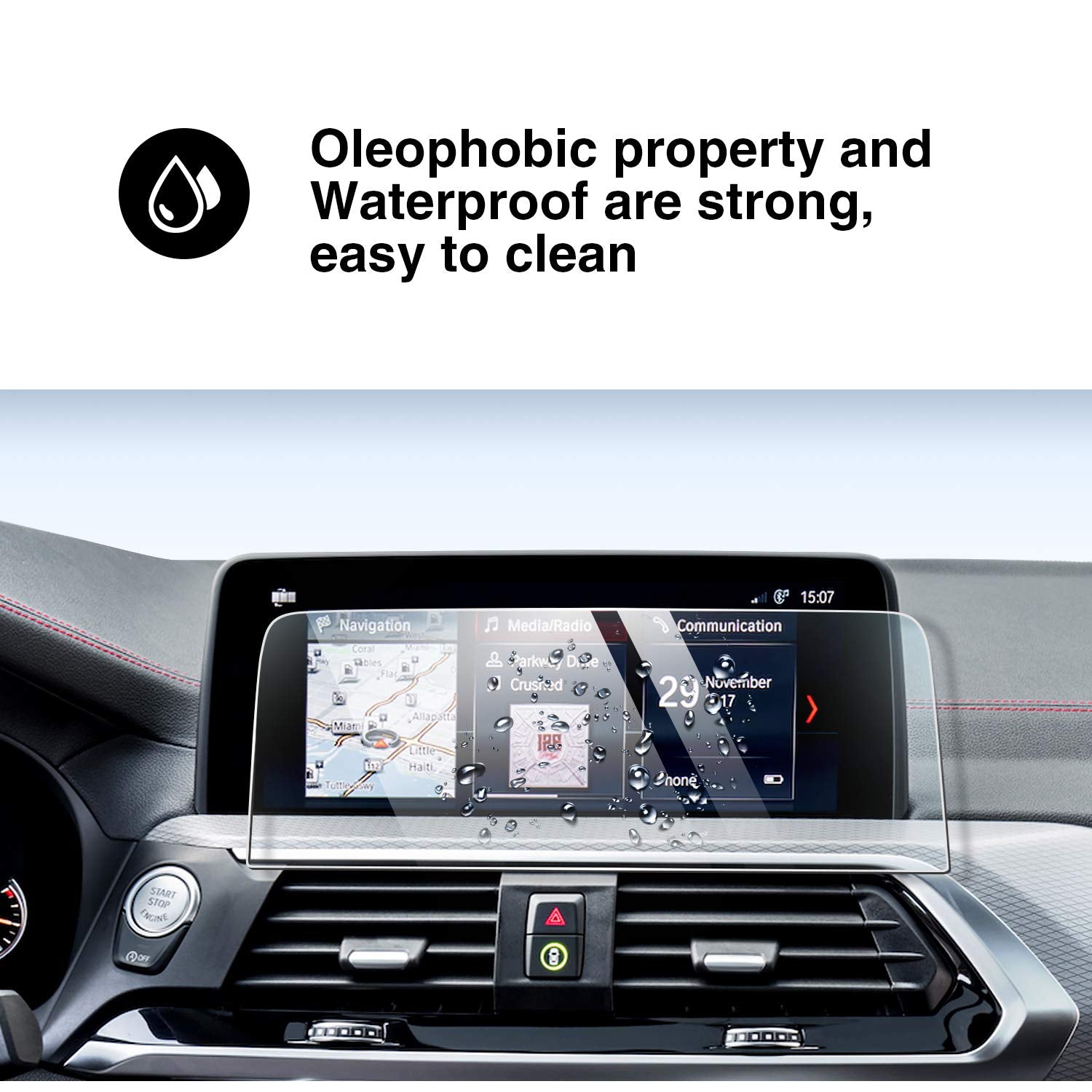 BMW X3 G01 X4 G02 Screen Protector 2018-2021 2022+ - LFOTPP Car Accessories