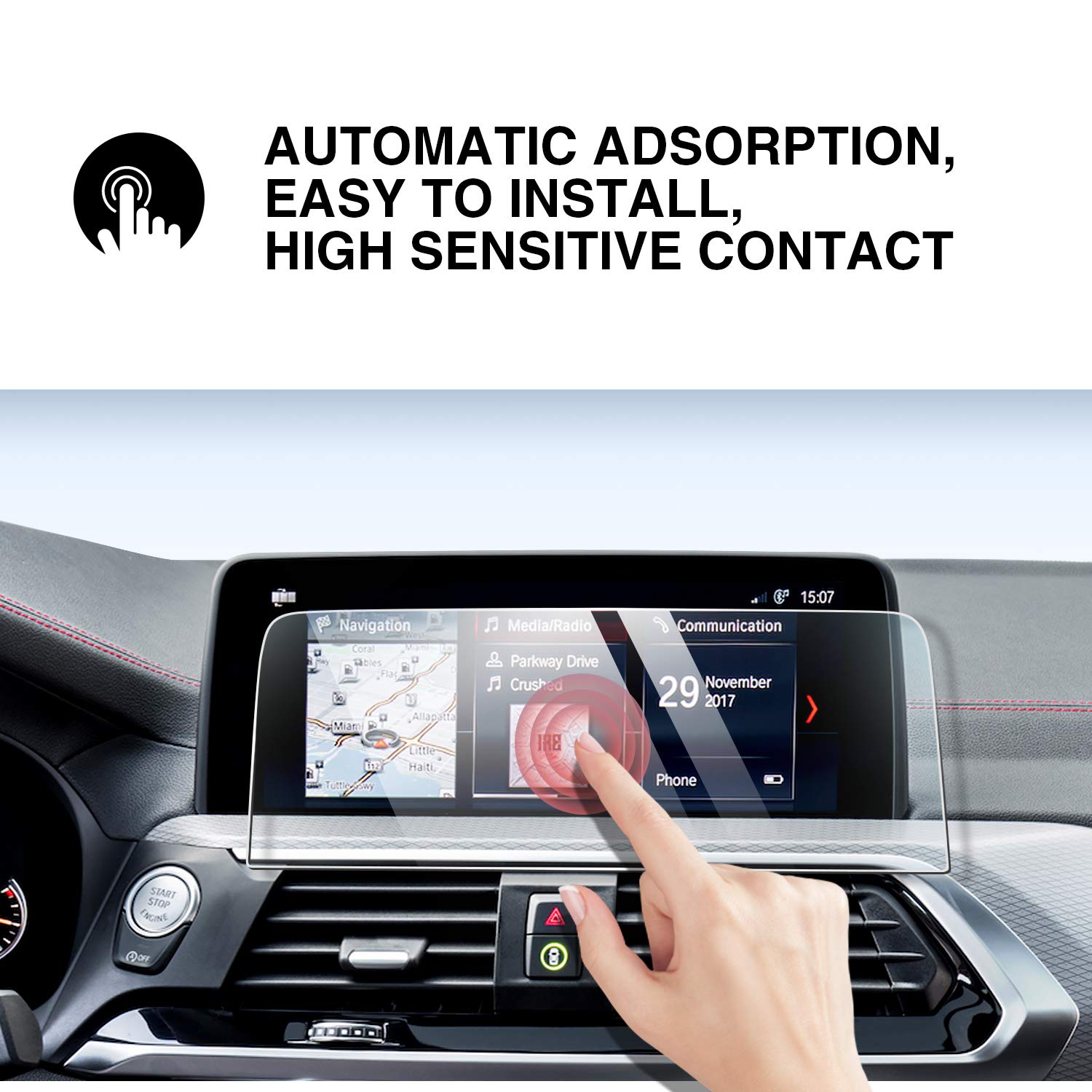 BMW X3 G01 X4 G02 Screen Protector 2018-2021 2022+ - LFOTPP Car Accessories