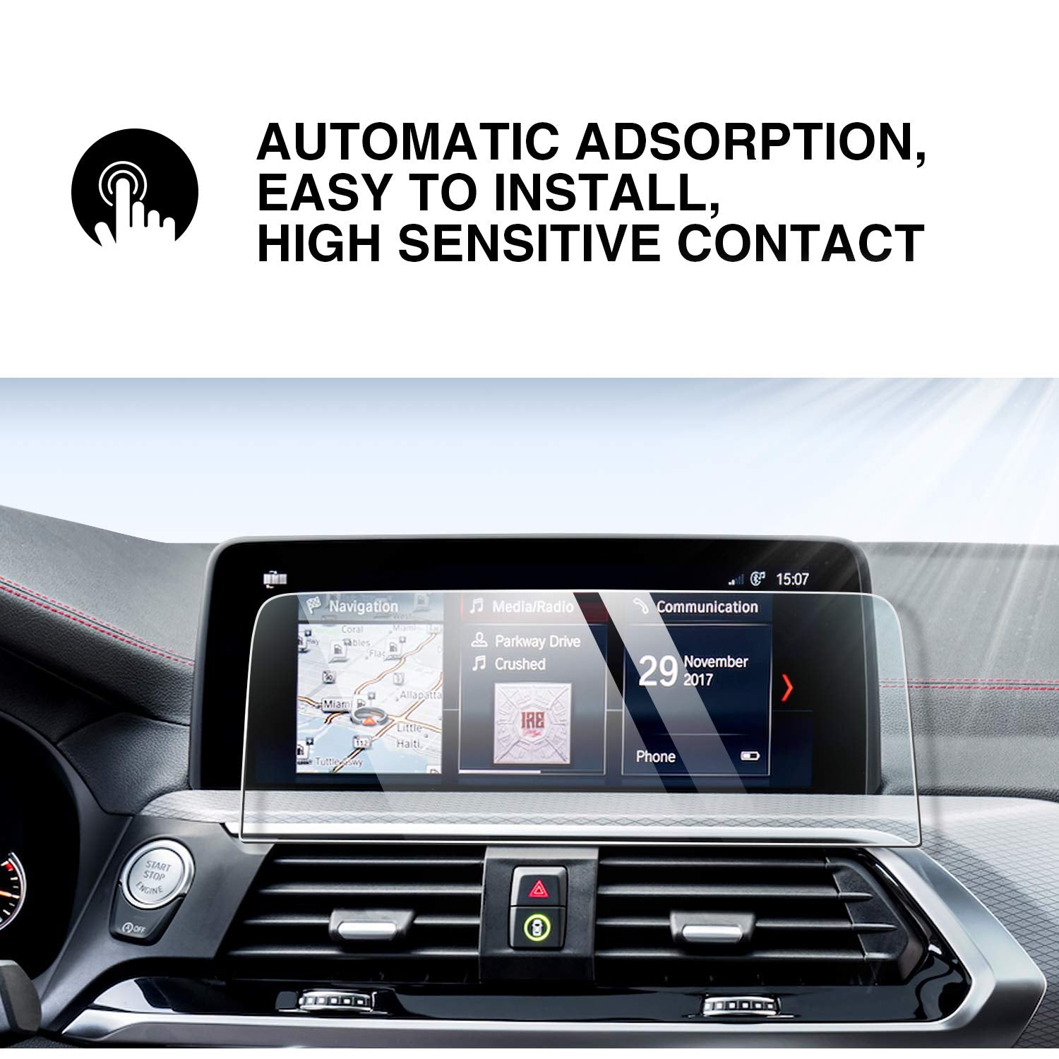 BMW X3 G01 X4 G02 Screen Protector 2018-2021 2022+ - LFOTPP Car Accessories