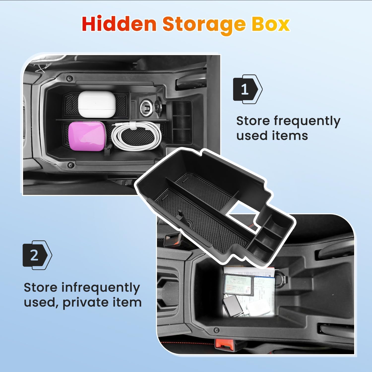 For Seat Leon MK4 KL Cupra Formentor Centre Console Armrest Organiser 2020+