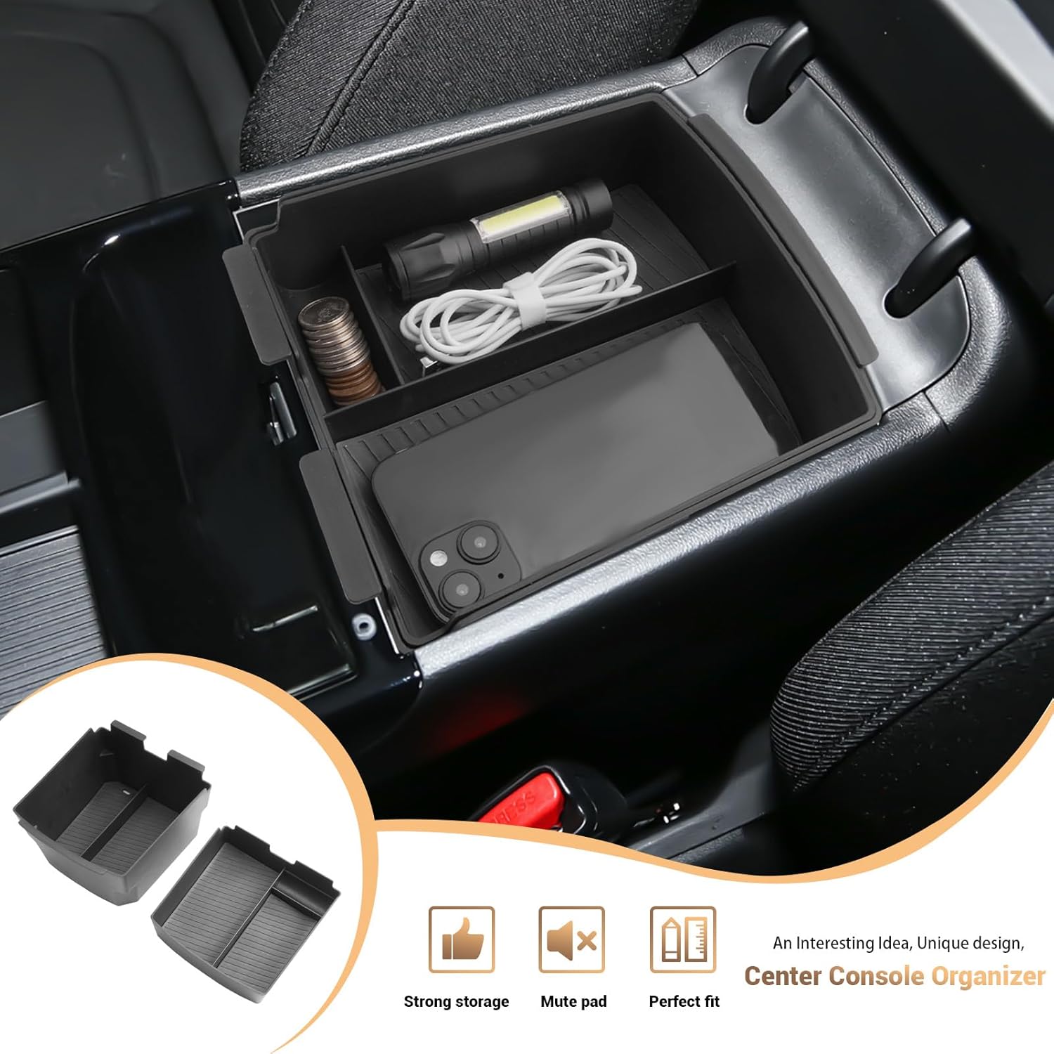 For Hyundai Tucson Limited Center Console Tray 2 Pack 2025