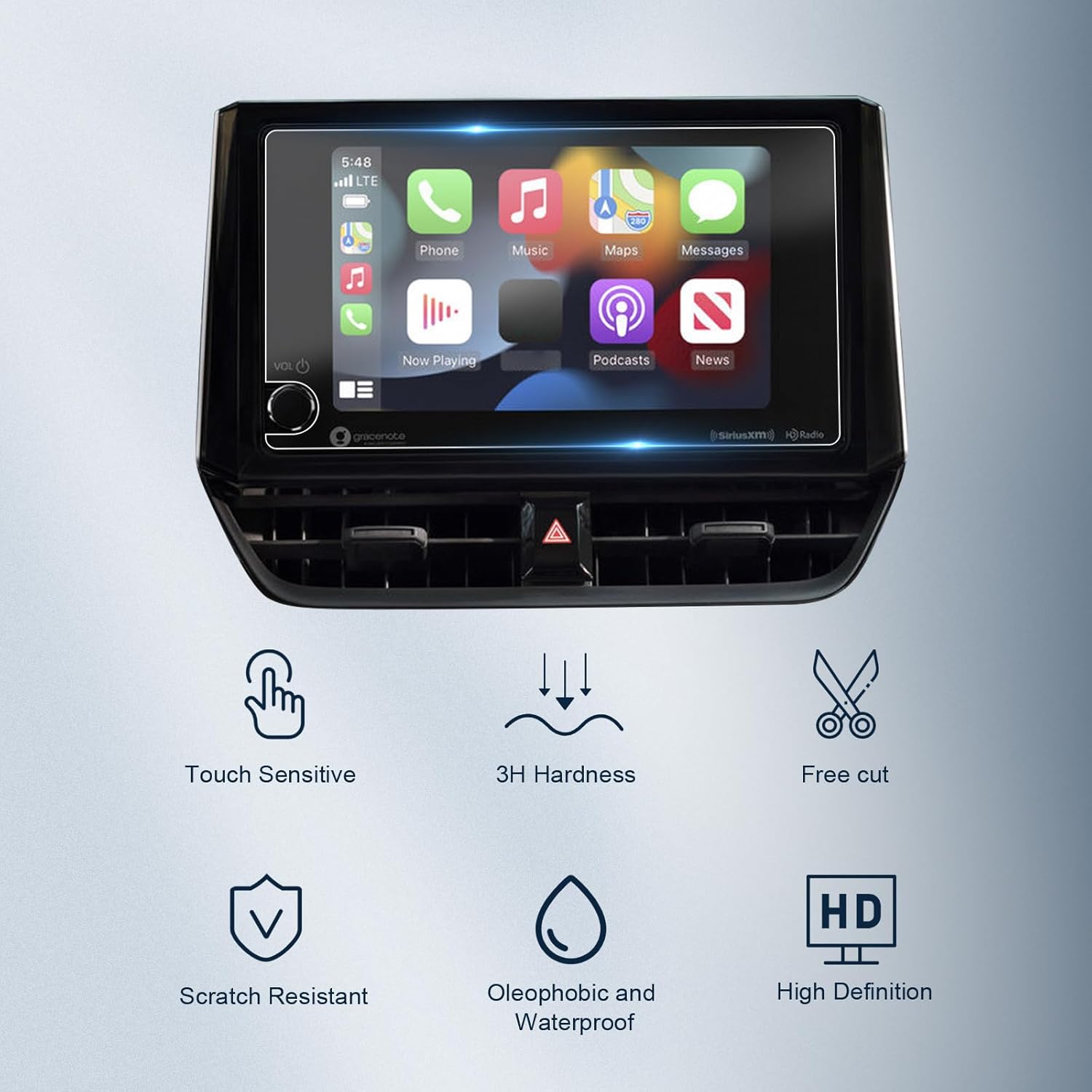 For Toyota RAV4 12.3" Screen Protector 2023+