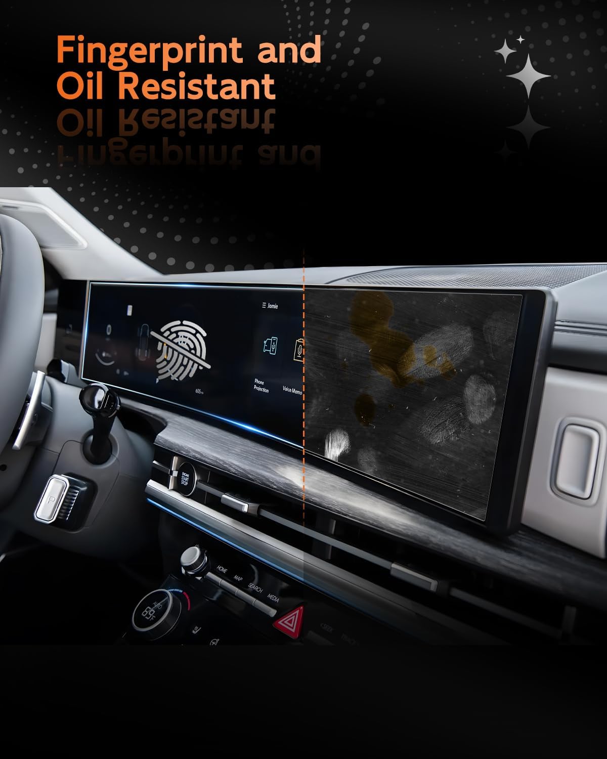 BMW X3 G01 X4 G02 Displayschutzfolie 2018–2021 2022+