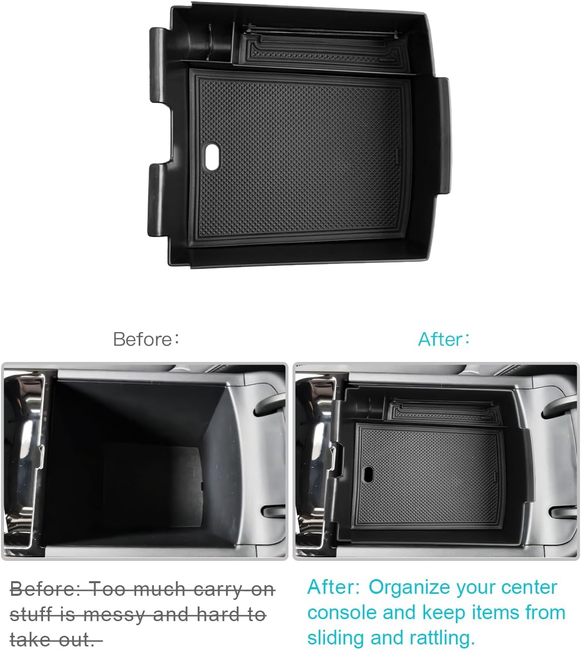 For Hyundai Tucson Limited Center Console Organizer 2025 (Electronic Transmission of AT ONLY)