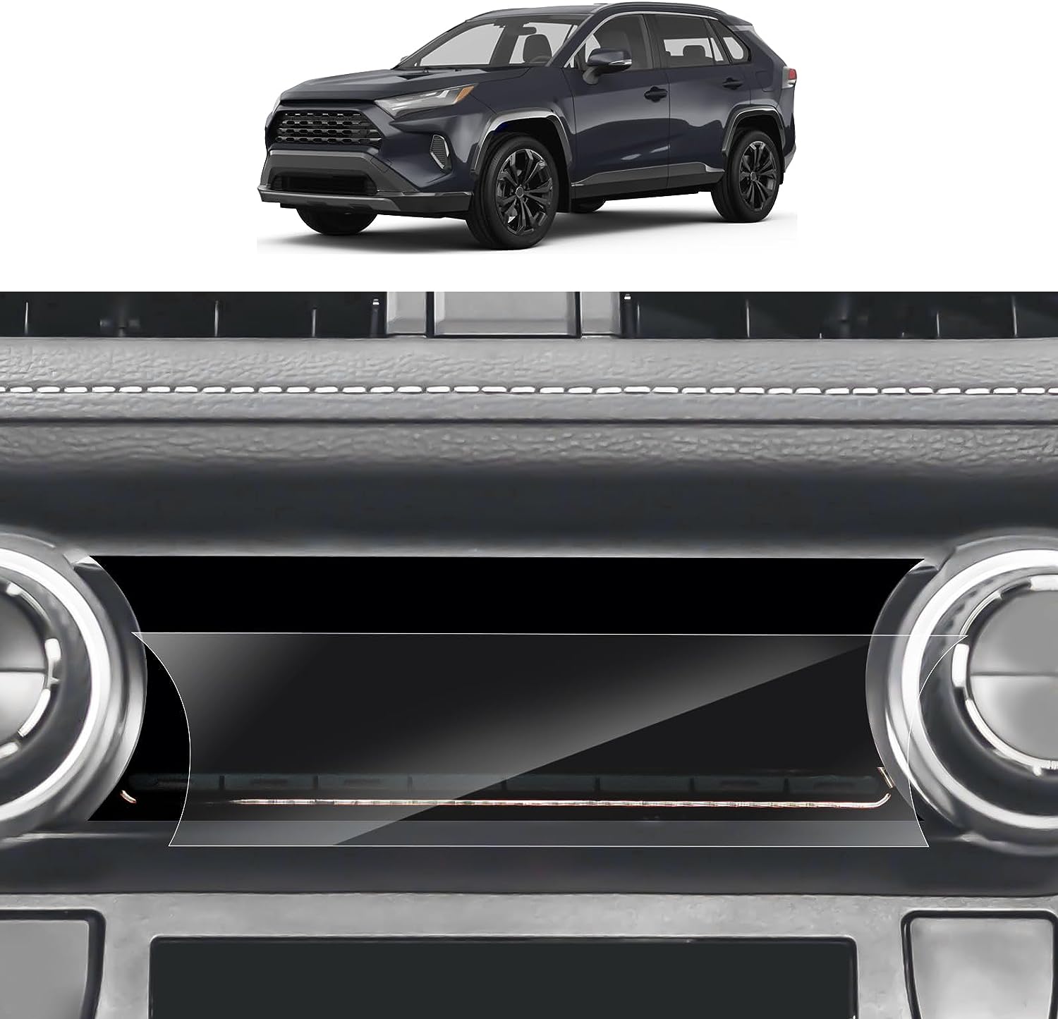 Protector de pantalla para salpicadero Toyota RAV4 12,3" 2023+