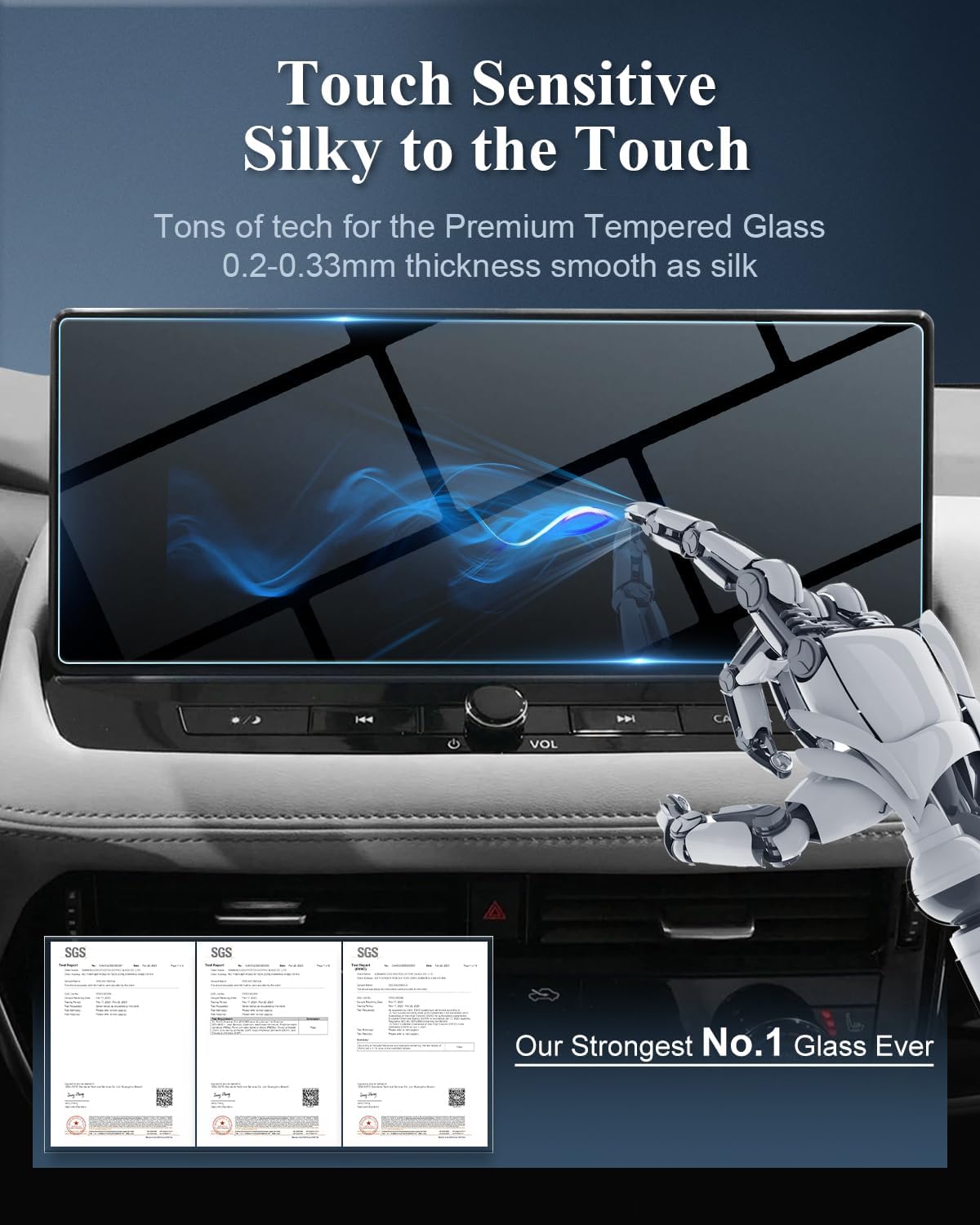For Nissan Altima SL/ Rogue SL/ Platinum 12.3" Navigation Screen Protector 2022+