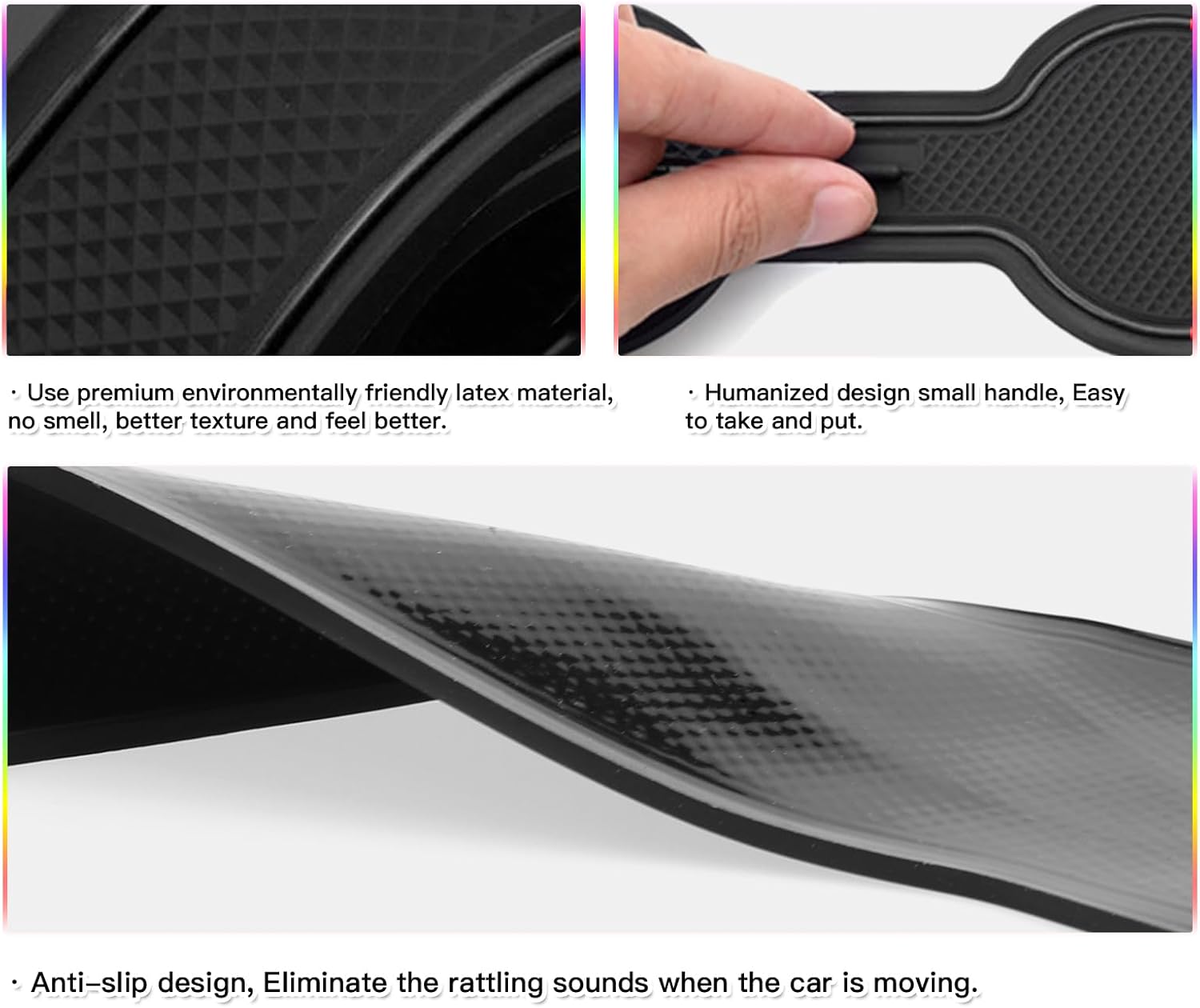 For Toyota Land Cruiser Door Compartment Cup Console Liners 2024 2025 2026