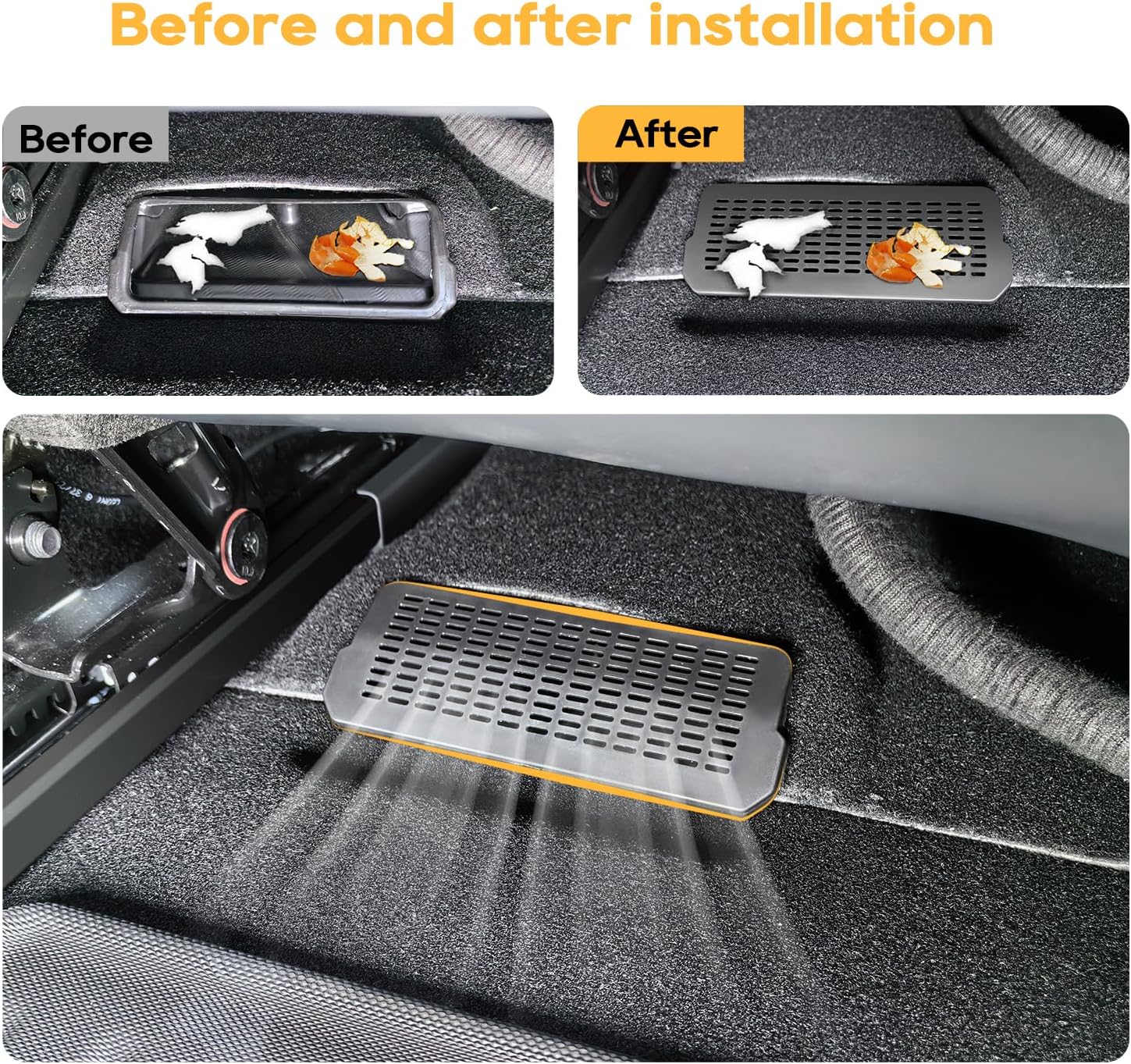 For Tesla model 3 Air Vent Cover 2024+
