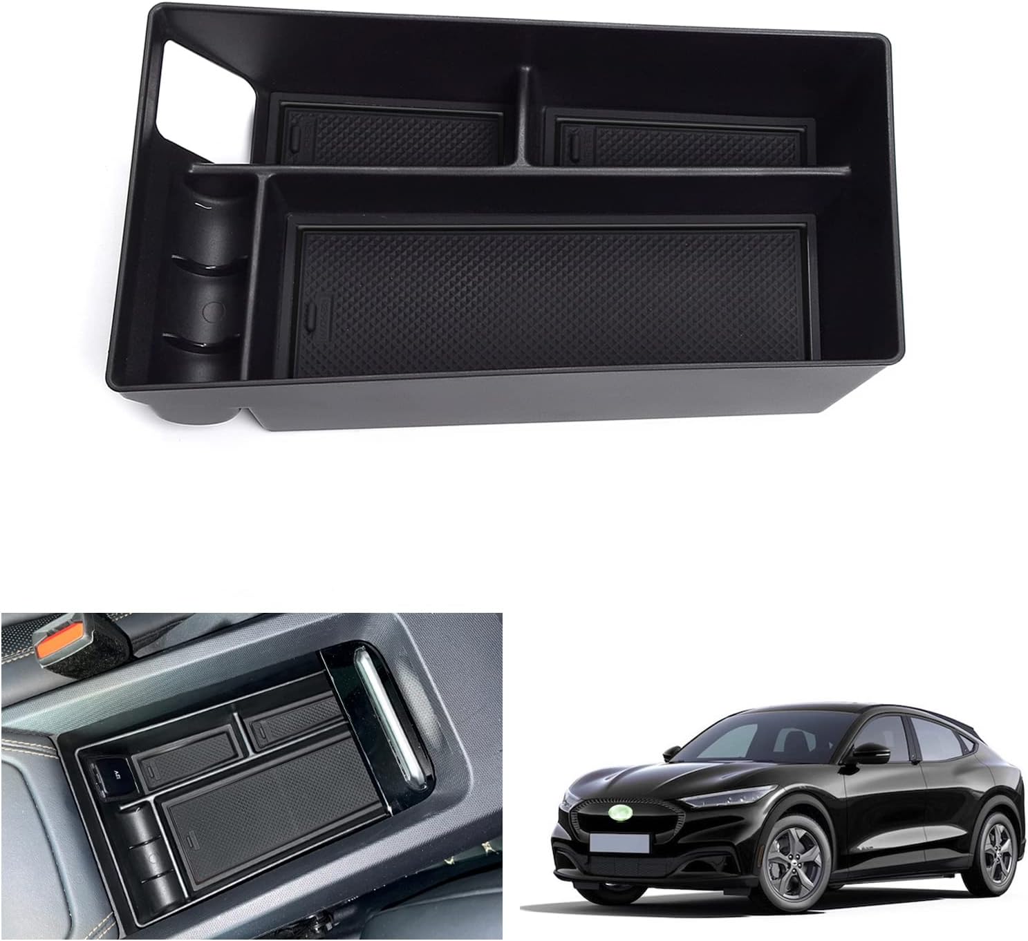 Bandeja de almacenamiento para reposabrazos central Ford Mustang Mach-E 2021+
