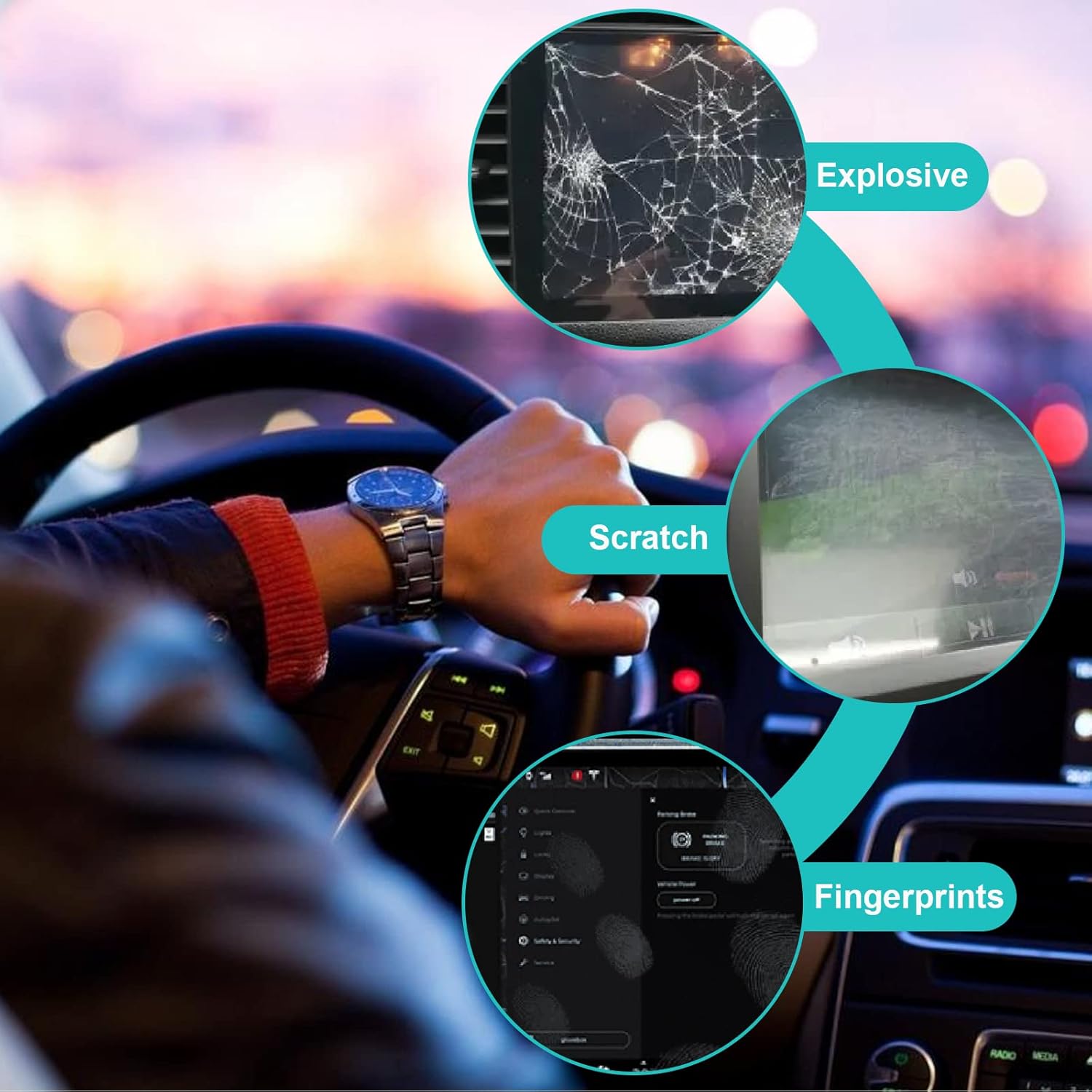 Toyota RAV4 10,5" Displayschutzfolie 2023+