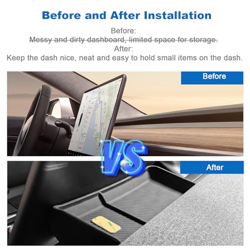 For Tesla Model 3 Highland Dashboard Console Tray 2024+