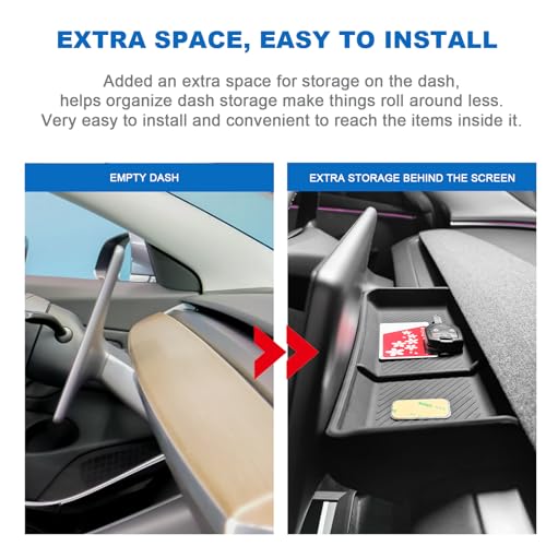 For Tesla Model 3 Highland Dashboard Console Tray 2024+