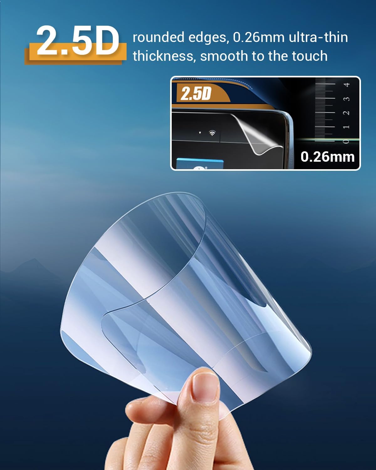 For Hyundai Santa Fe Navigation & Dashboard Nano Screen Protector 2024 2025