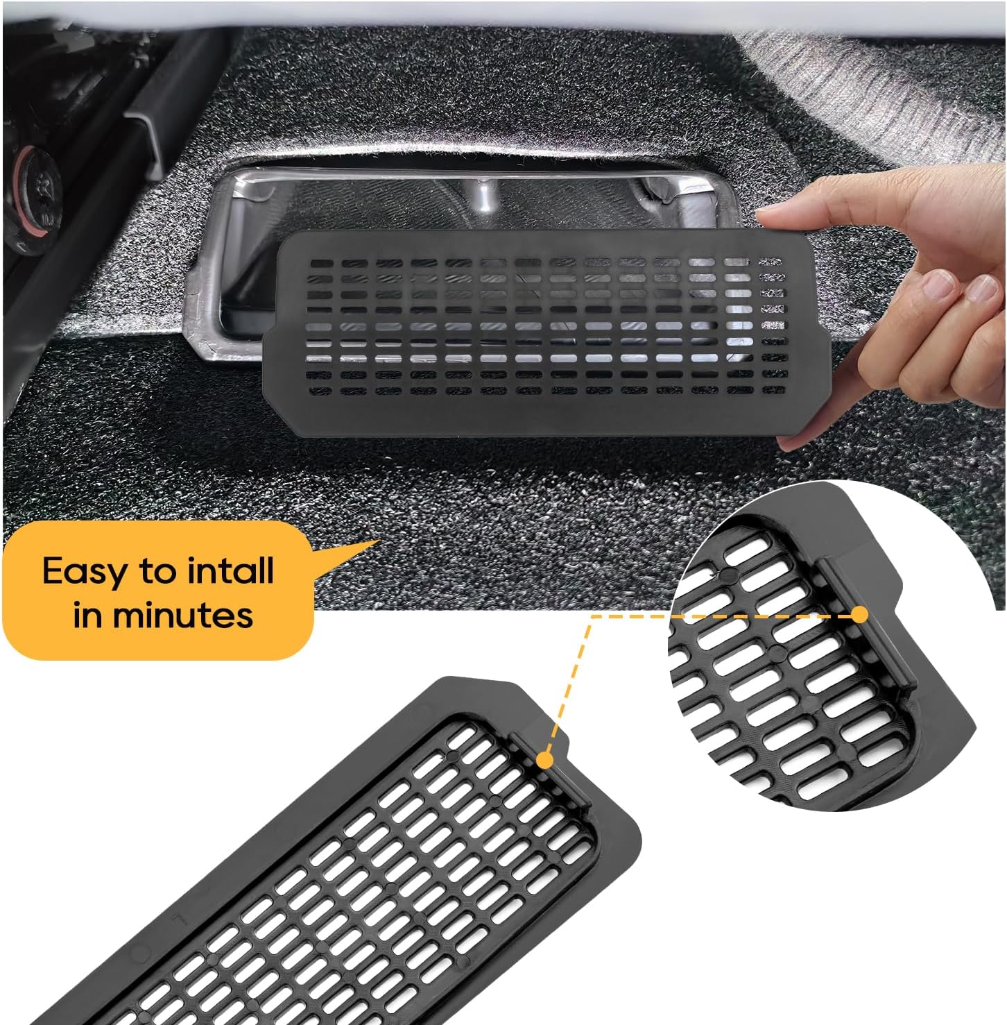 For Tesla model 3 Air Vent Cover 2024+