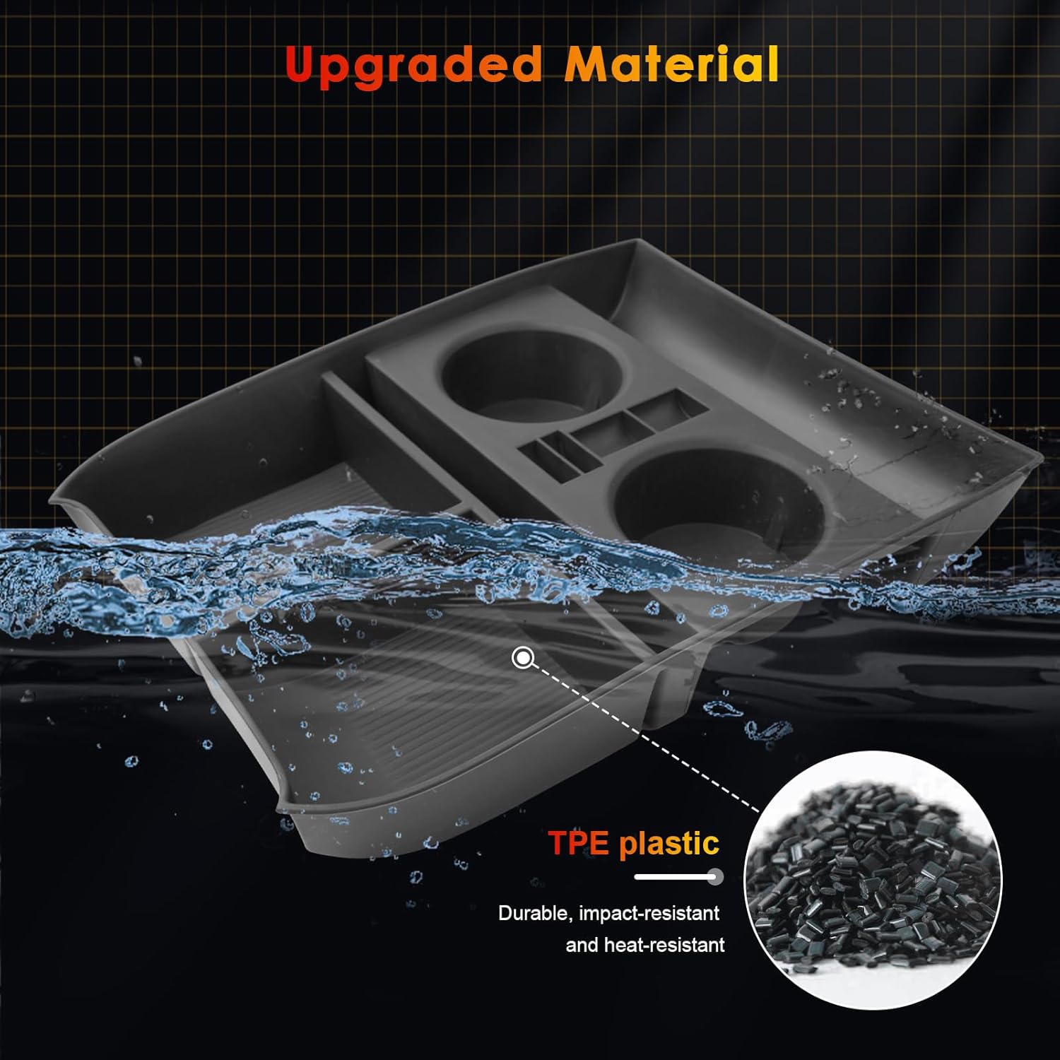 For Hyundai Palisade SE/SEL/XRT/Limited/Calligraphy Lower Console Organizer 2023 2024 2025