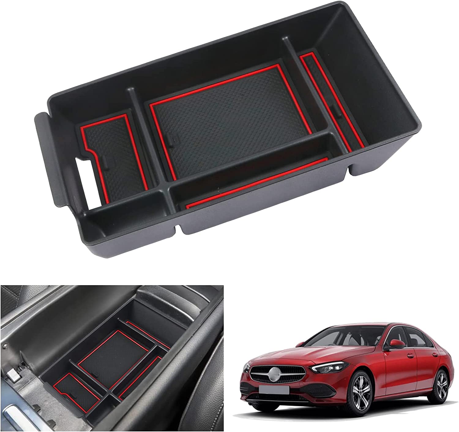 Mercedes C-Class W206 Centre Console Armrest Organizer Tray - LFOTPP Car Accessories