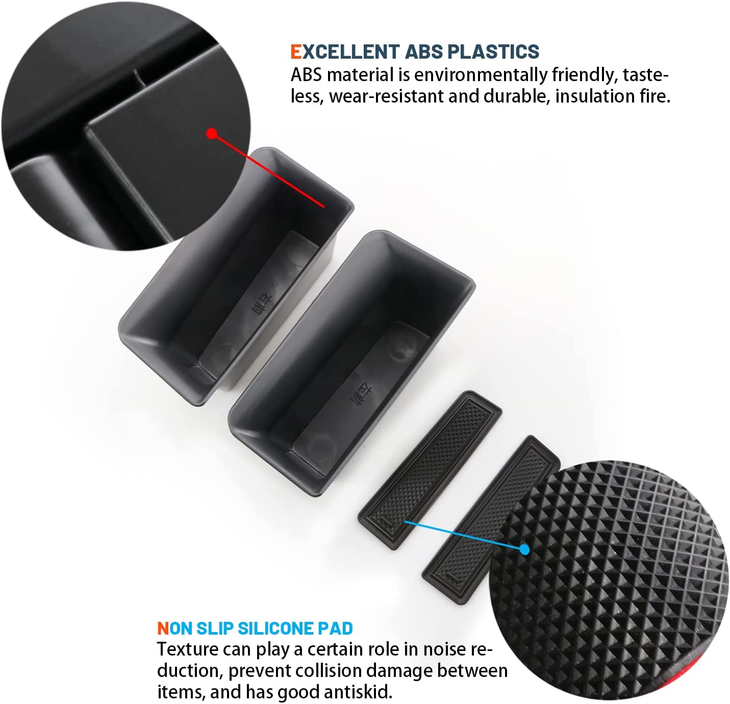 VW Golf 8 GTI Mk8 Center Armrest Storage Tray 2020+ - LFOTPP Car Accessories