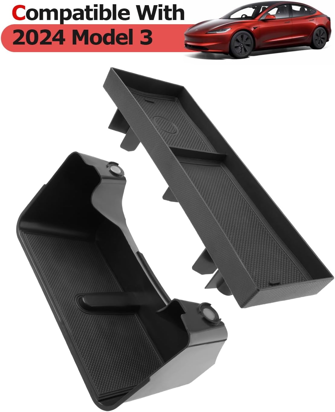 For Tesla Model 3 Center Console Organizer 2024