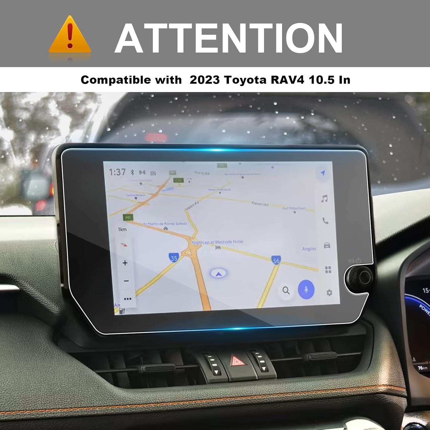 Toyota RAV4 10,5" Displayschutzfolie 2023+