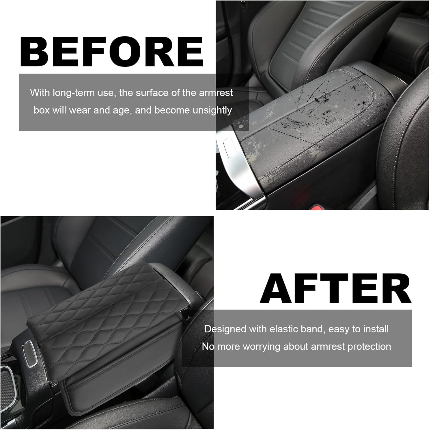 Mercedes GLA H247/ CLA C118/ GLB X247/ EQA/EQB Center Console Armrest Cover 2020+