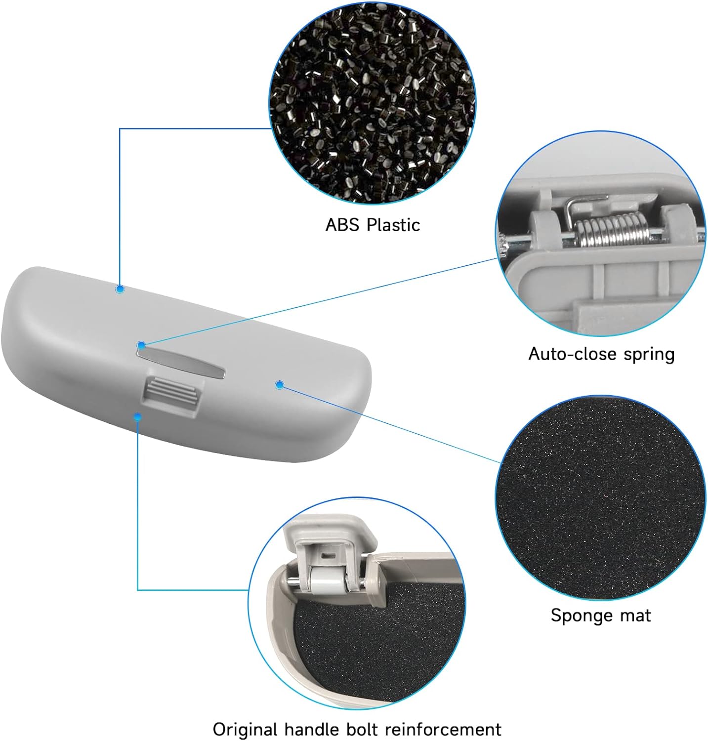 For Hyundai Tucson/ Ioniq 5 Sunglasses Glasses Case 2022 2023 2024