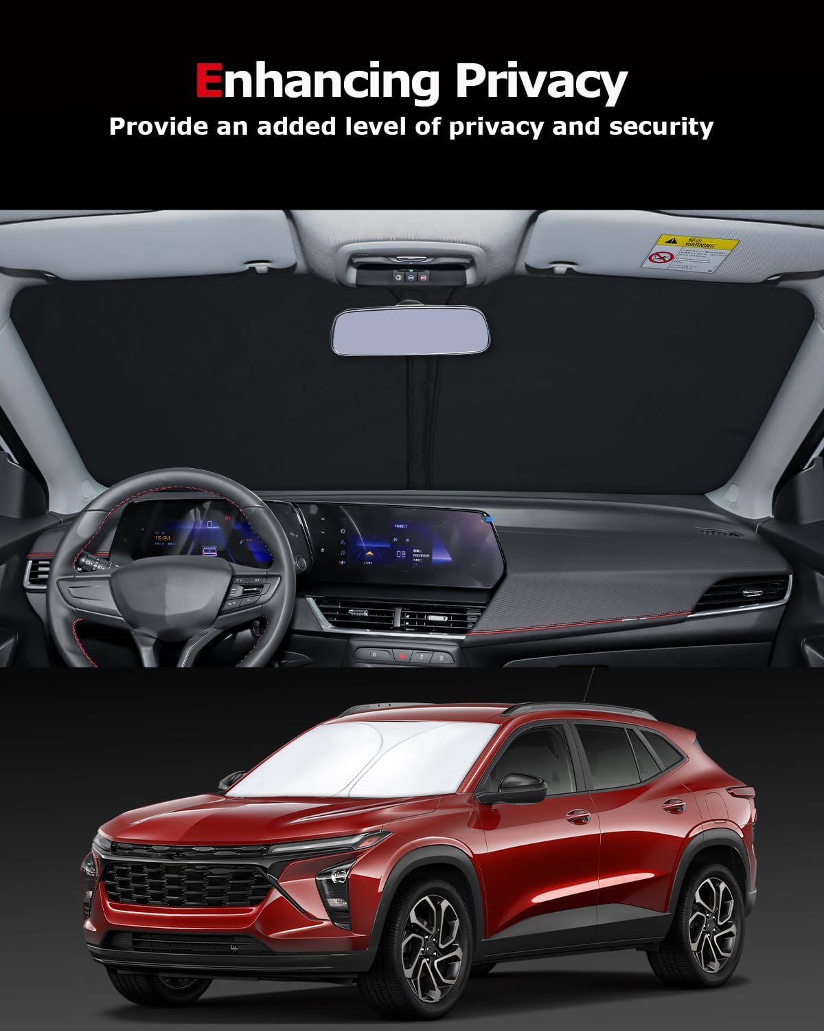 For Chevrolet Trax Windshield SunShade 2024 2025