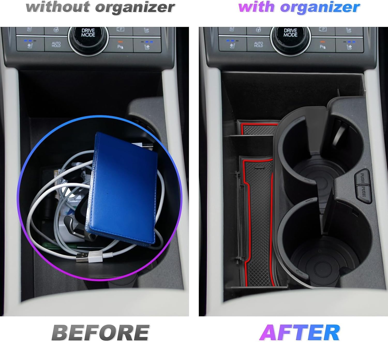For Hyundai Kona Center Console Tray 2024 (Left-Hand)