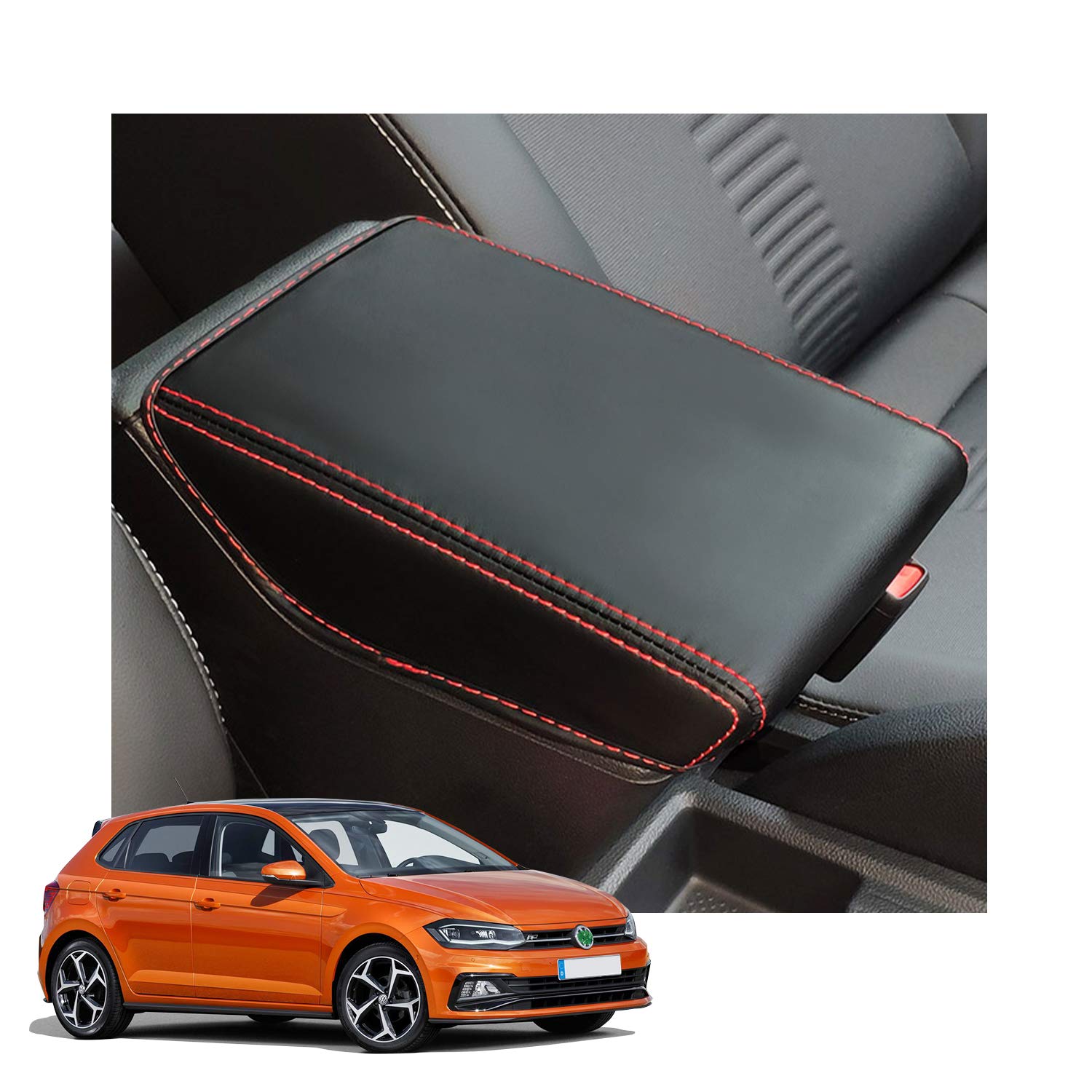 VW Polo MK6 AW1 GTI Armrest Cover 2018+ - LFOTPP Car Accessories