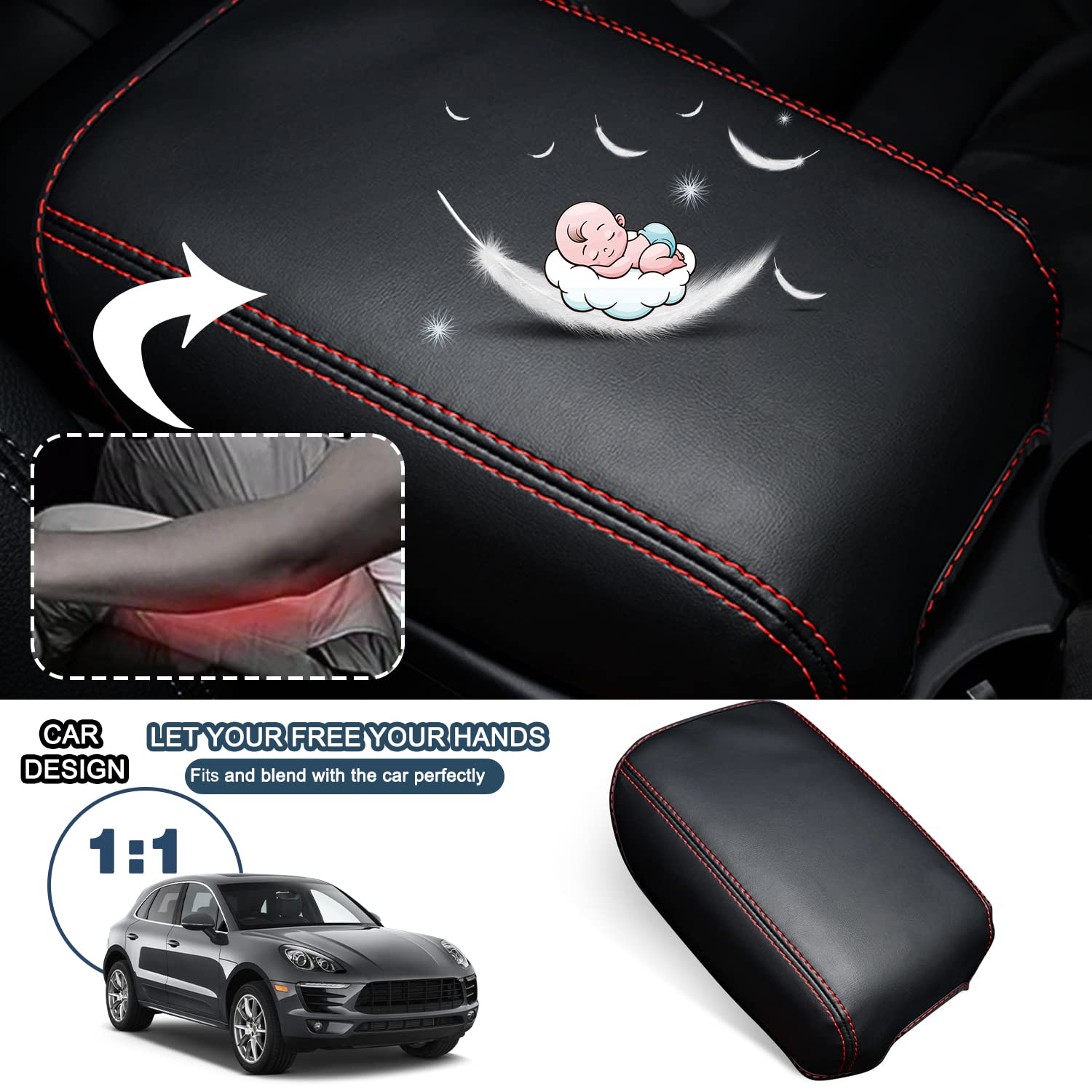 Fundas para reposabrazos Porsche Macan 2015+