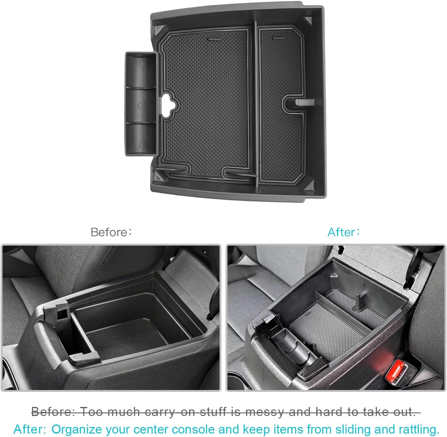 For Chevy Colorado/ GMC Canyon Center Console Organizer Tray 2023 2024