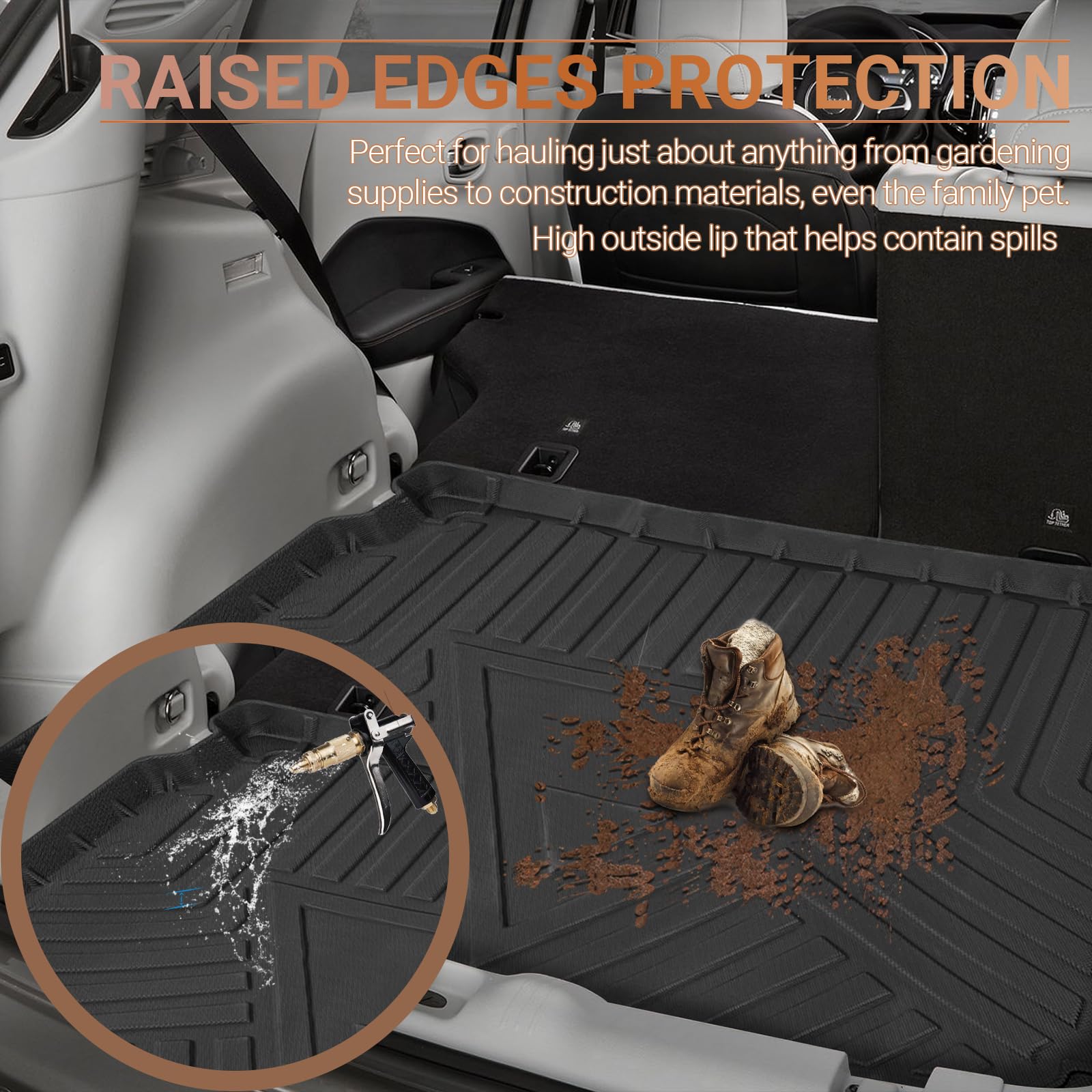 For Jeep Compass Trunk Mat 2017+