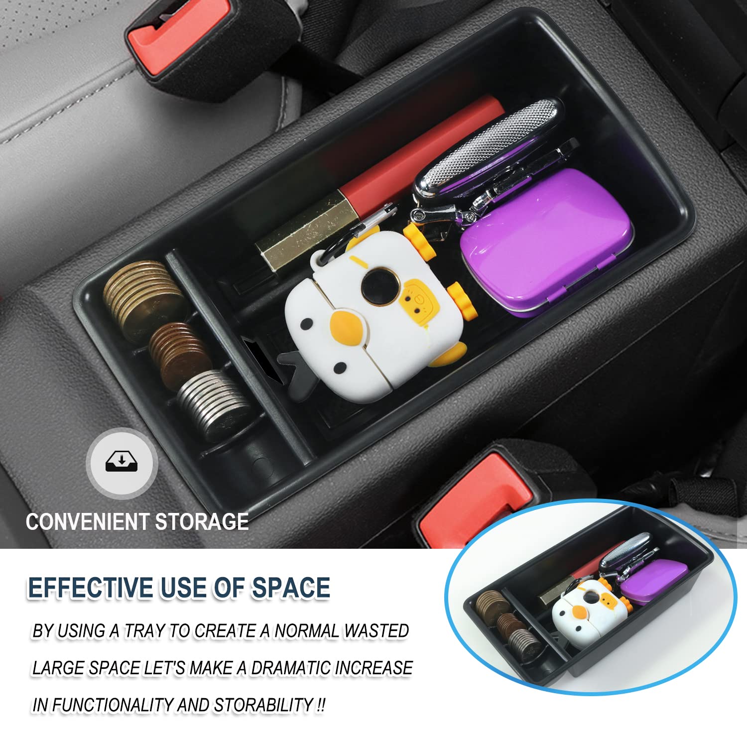 Audi Q2 Center Armrest Storage Tray 2017+ - LFOTPP Car Accessories
