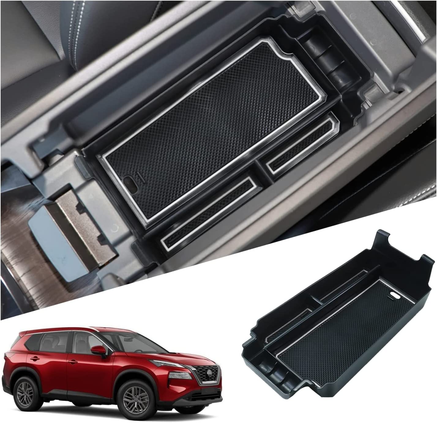 Nissan Rogue T33 Center Armrest Storage Tray 2021+ - LFOTPP Car Accessories