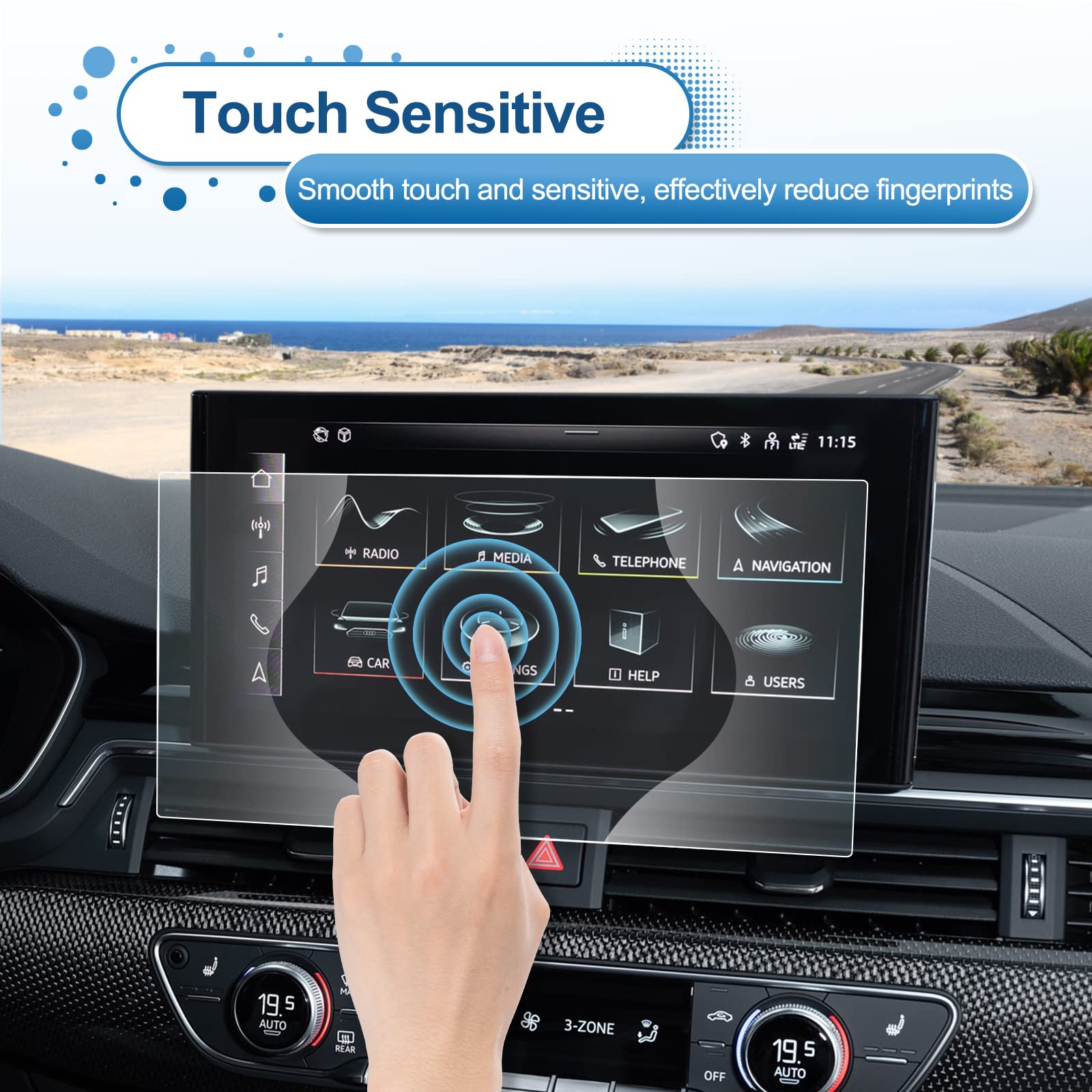 Audi A4 A5 Q5 10.1" Screen Protector - LFOTPP Car Accessories