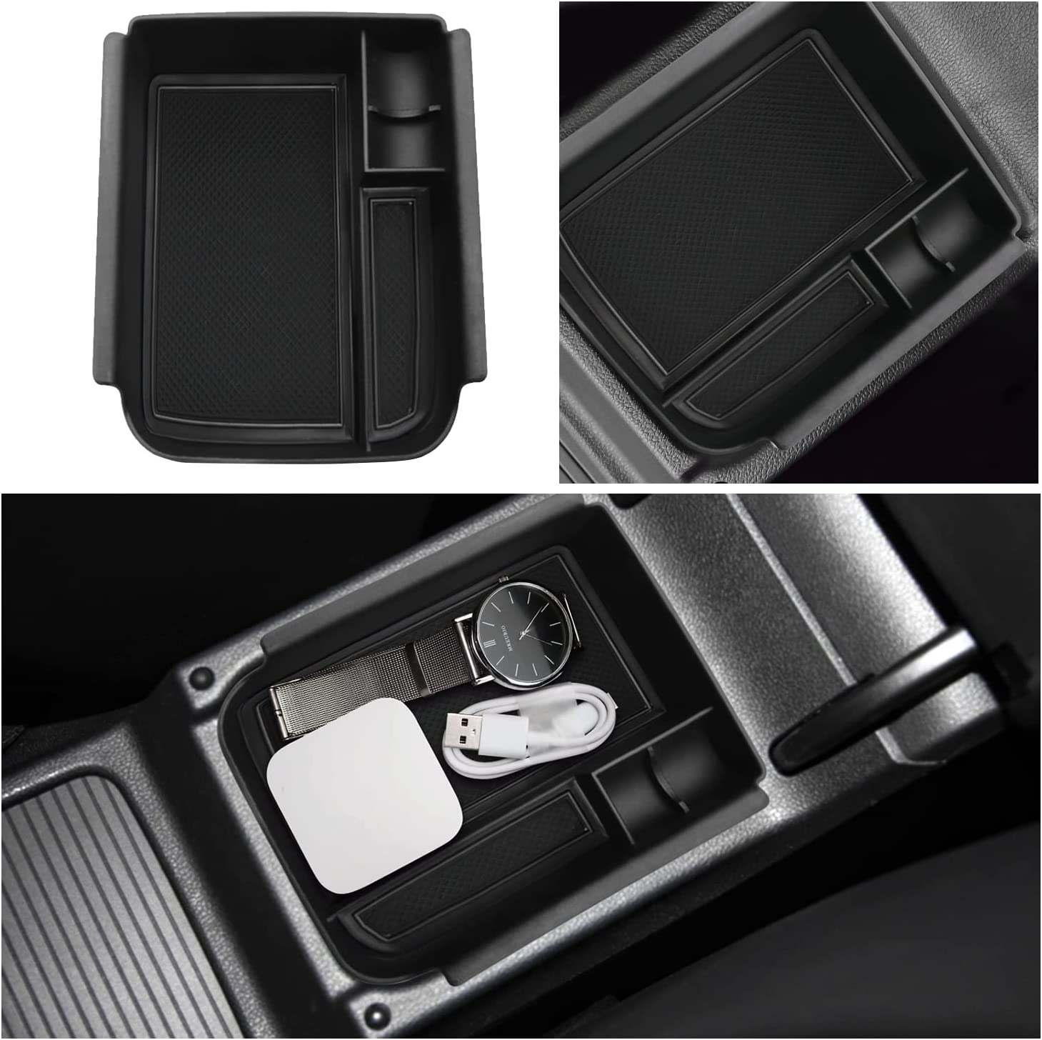 VW Golf 8 GTI Mk8 Center Armrest Storage Tray 2020+ - LFOTPP Car Accessories