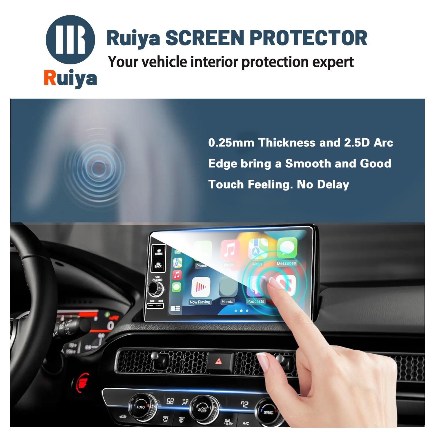 For Honda Civic 11th Screen Protector 2022+