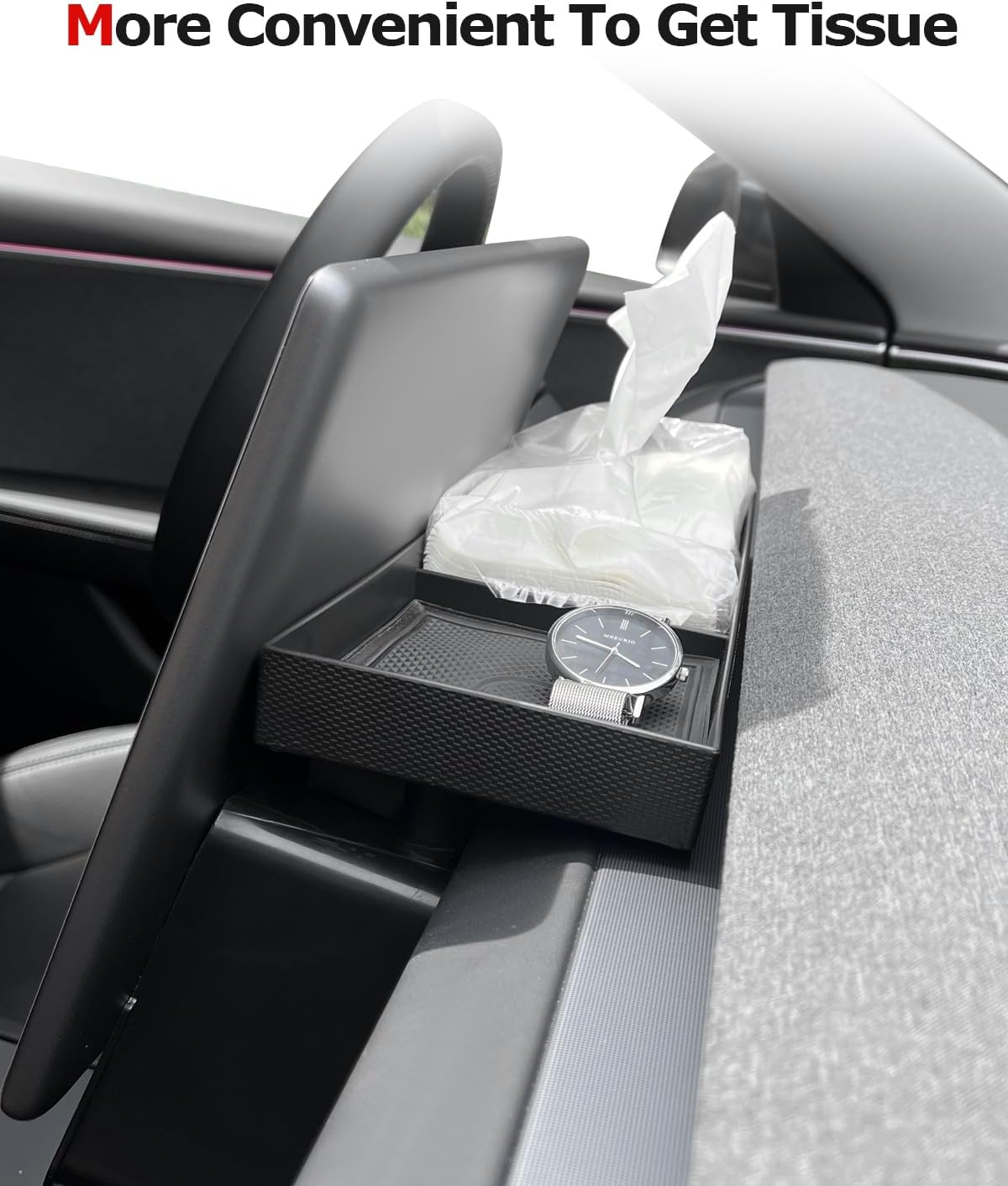 For Tesla Model 3 Center Console Organizer 2024