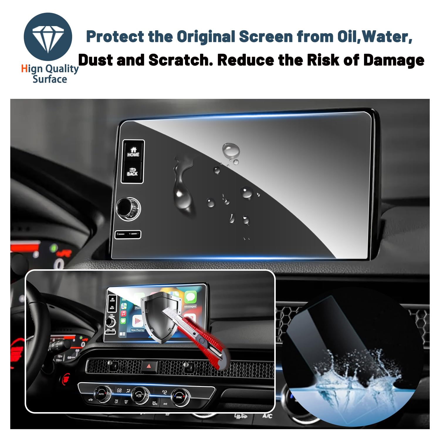 For Honda Civic 11th Screen Protector 2022+