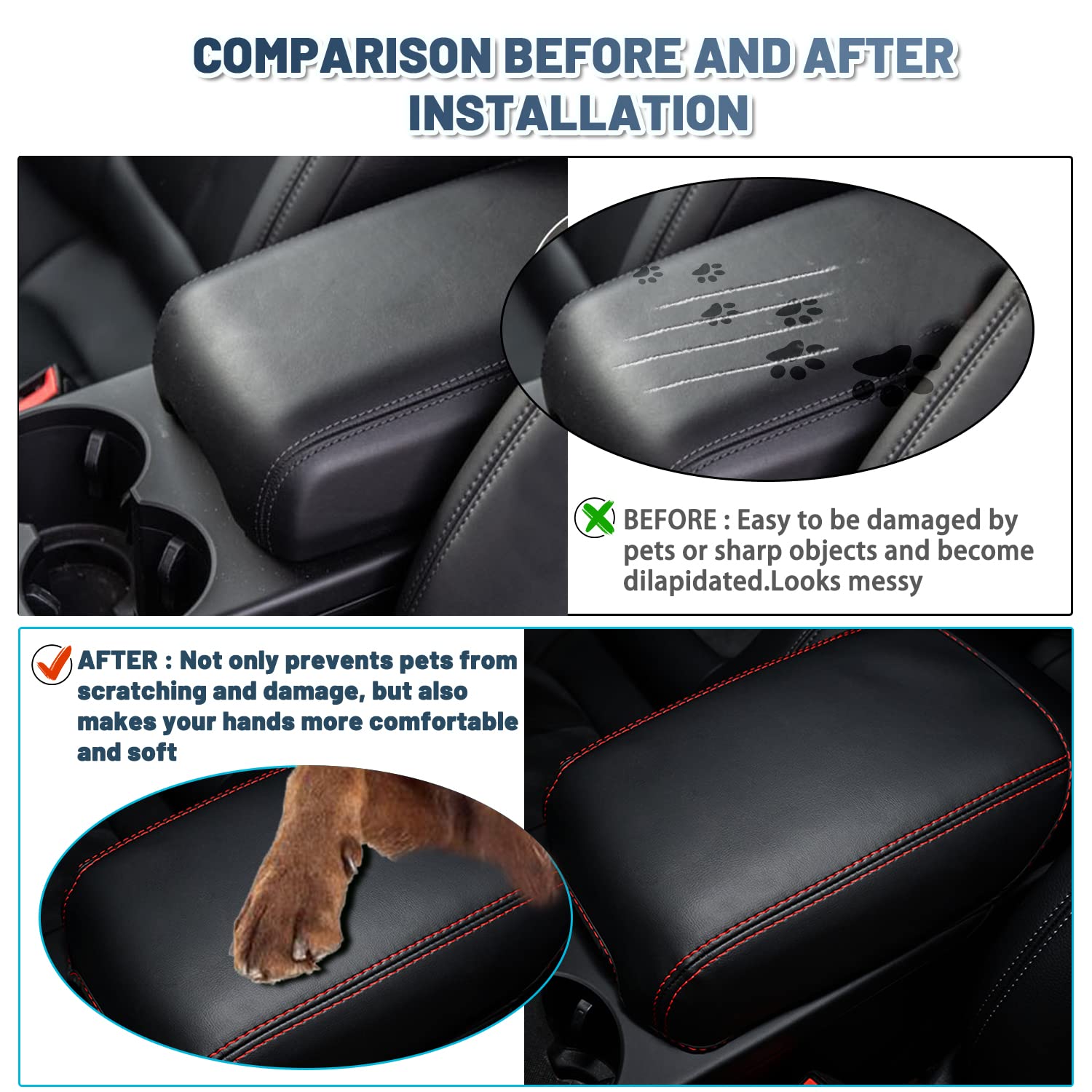 Fundas para reposabrazos Porsche Macan 2015+