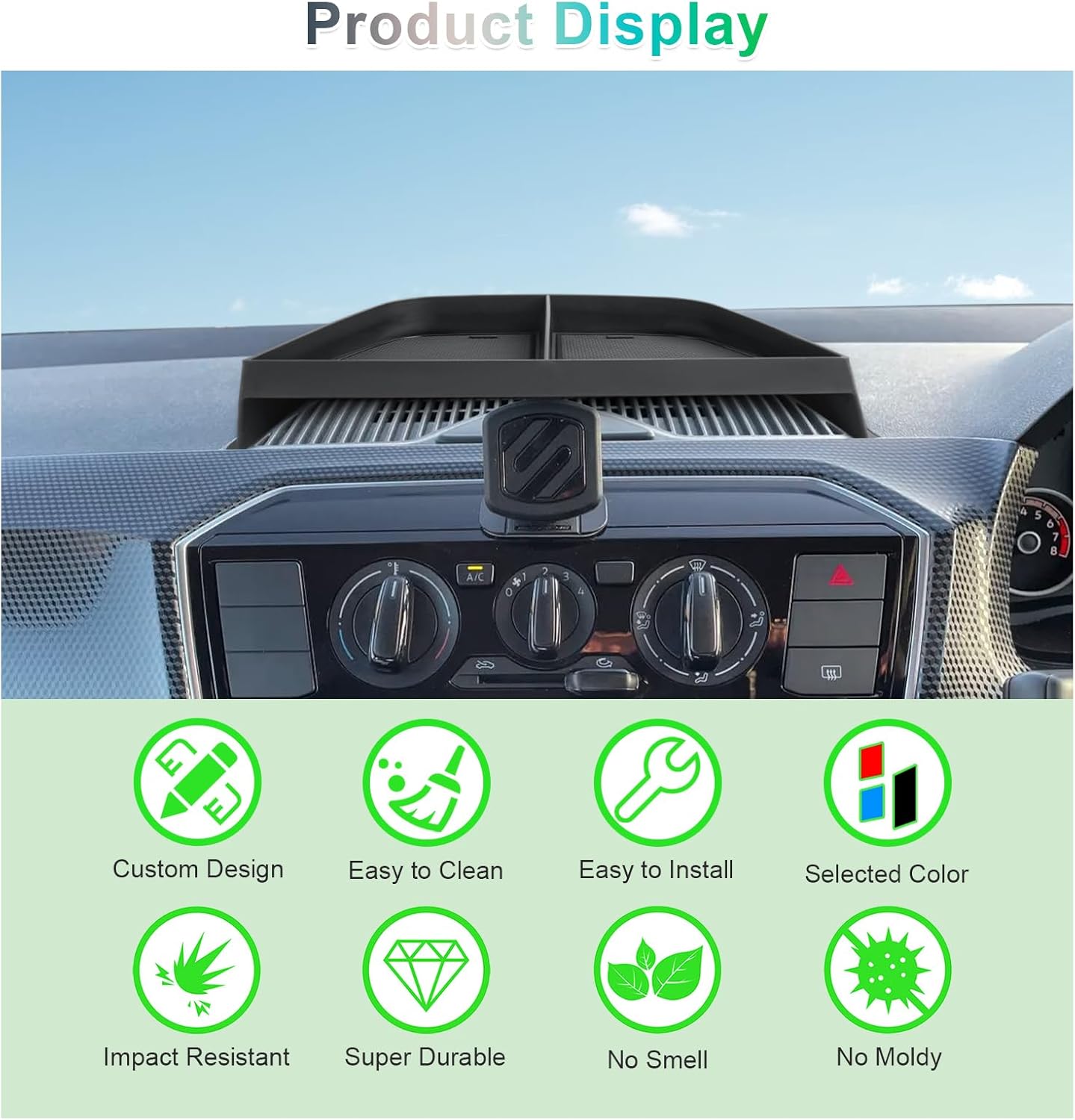 For VW UP/ Seat MII/ Citigo Storage Tray Over Air Conditioning 2013+