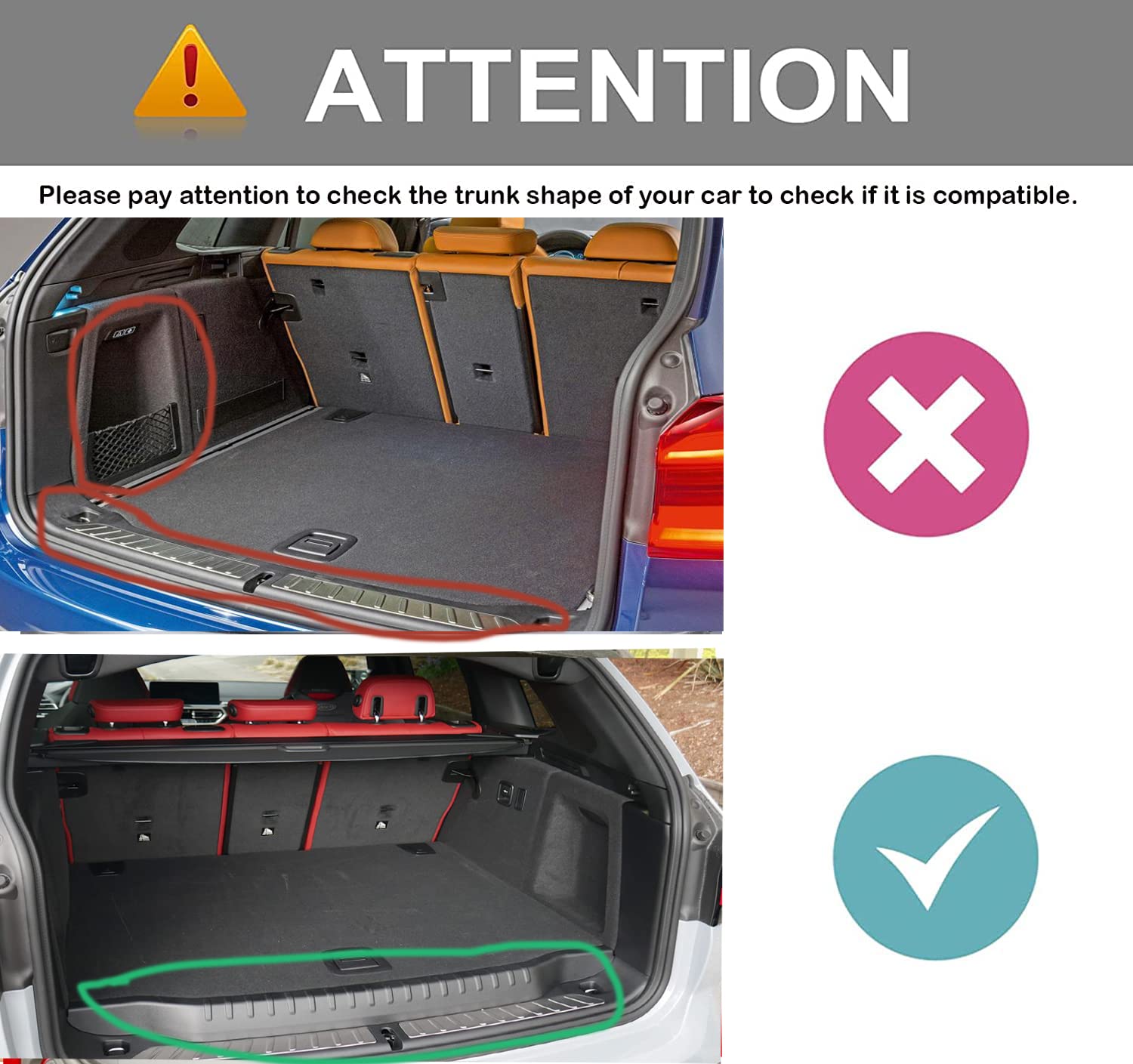 BMW X3 G01 Trunk Mats 2017+ - LFOTPP Car Accessories