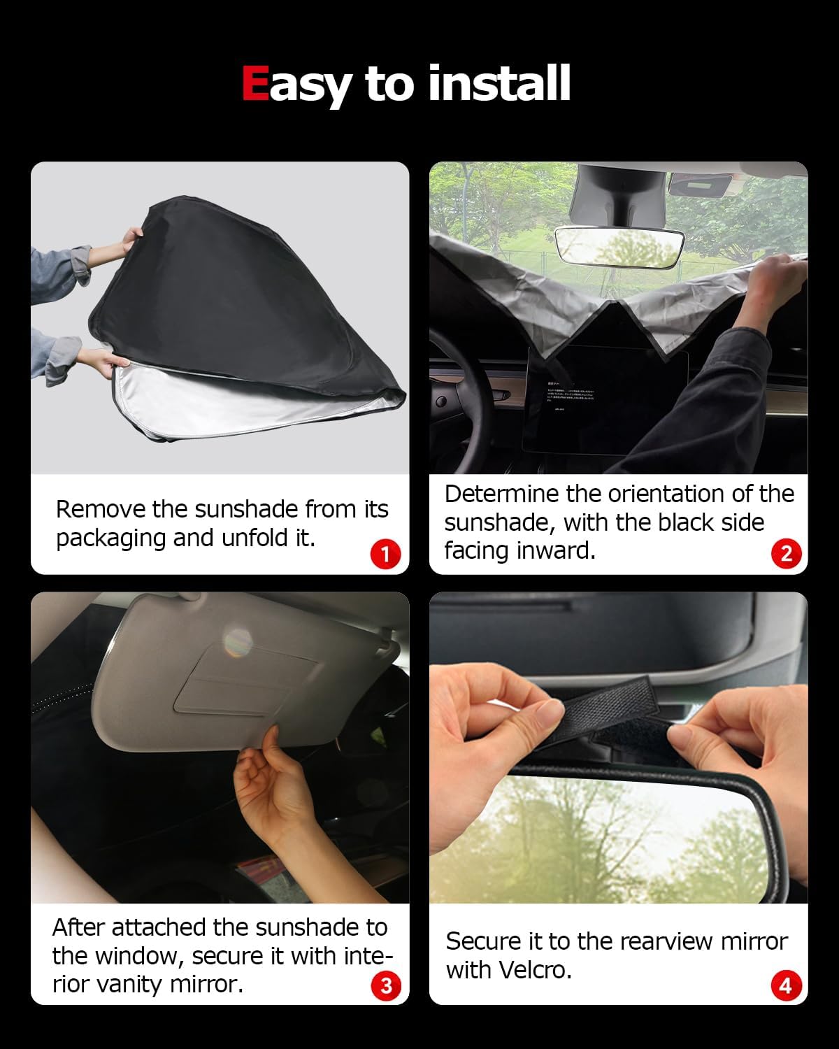 For Chevrolet Trax Windshield SunShade 2024 2025
